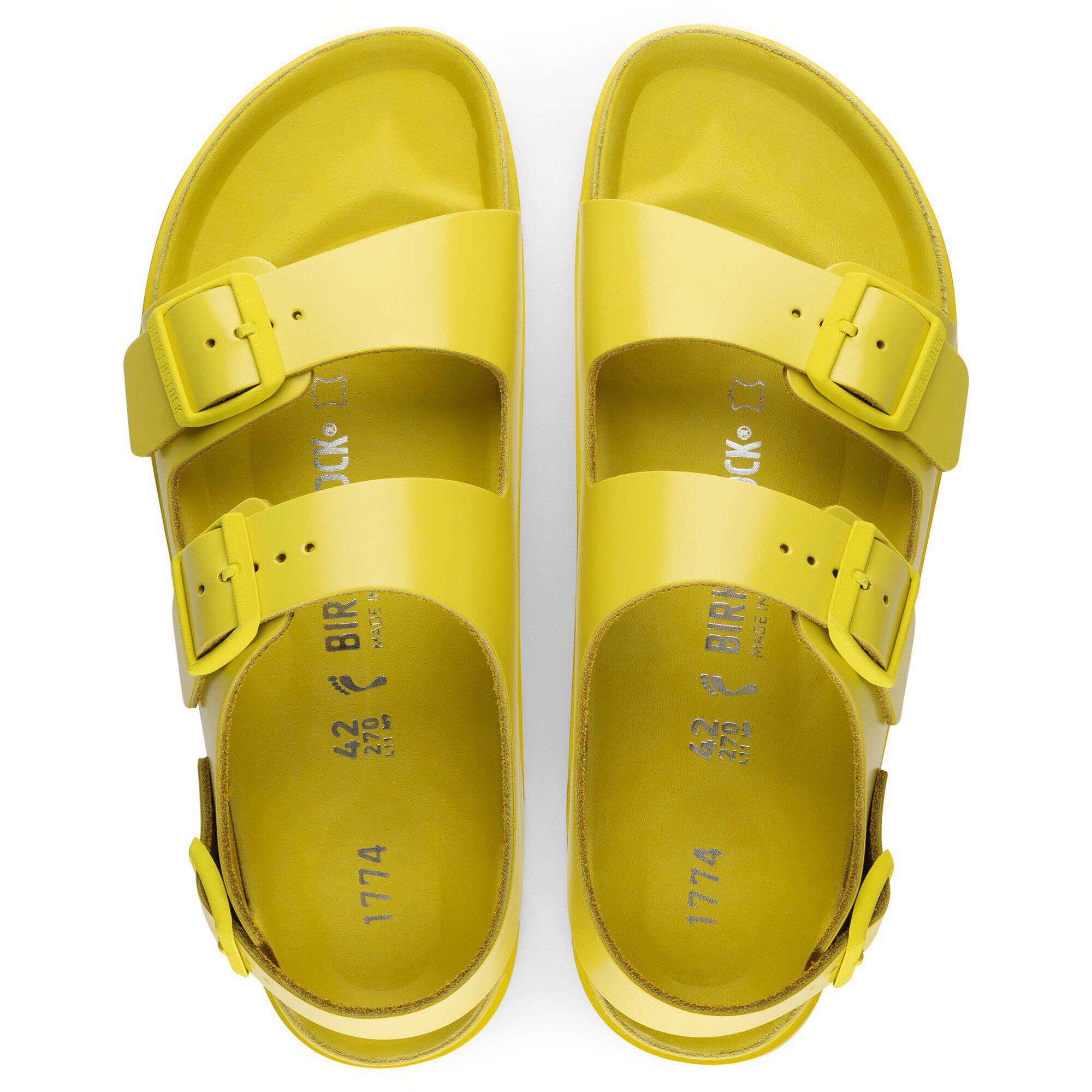 Neon yellow clearance birkenstocks