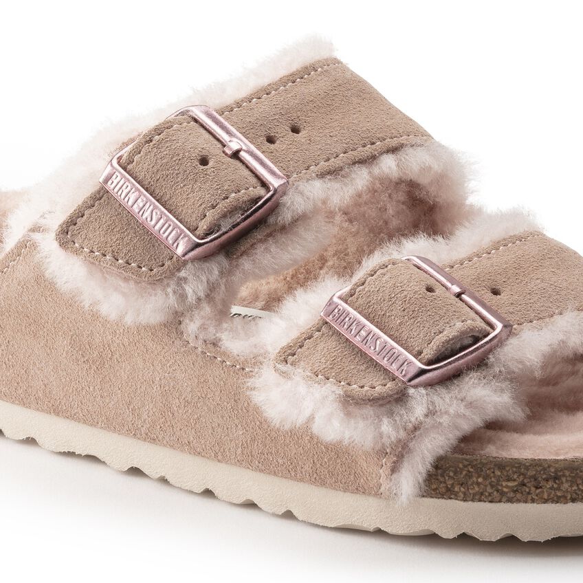 arosa shearling suede leather