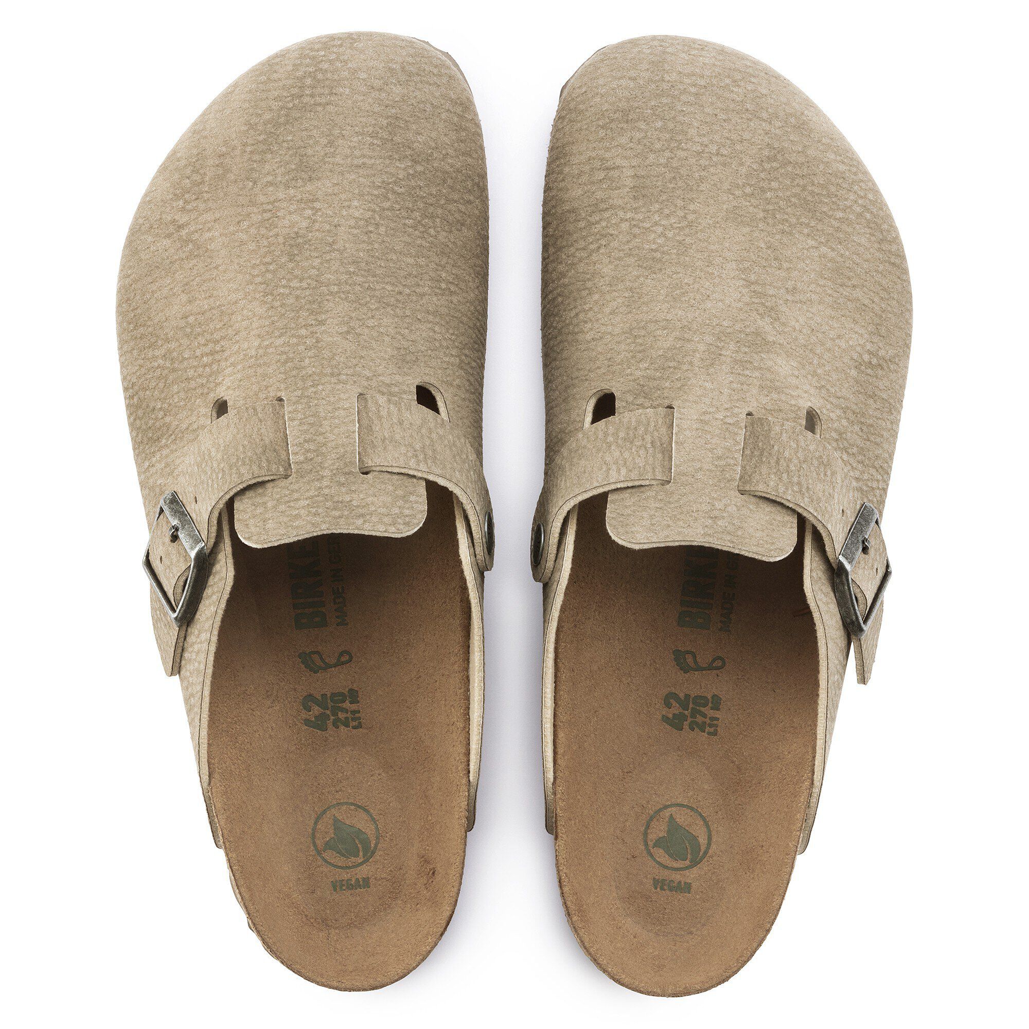 靴 BIRKENSTOCK Boston SYN Desert Dust Boston Synthetik Desert Dust Gray Taupe | BIRKENSTOCK