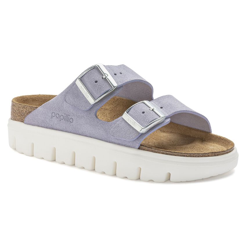 Arizona Chunky Suede Leather Purple Fog