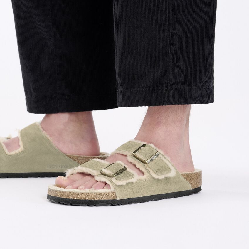 Arizona Shearling Suede Leather