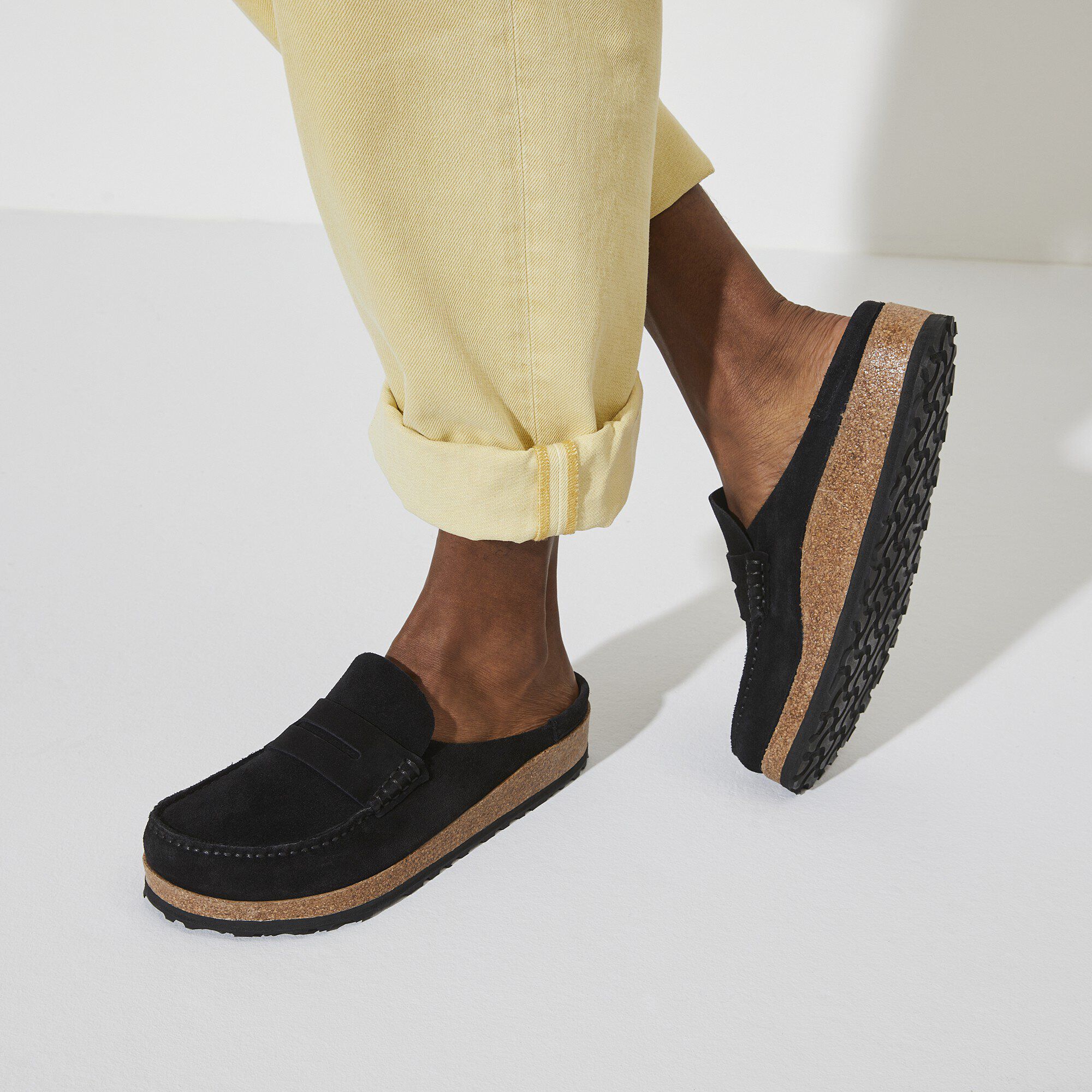 Naples / ネープルス スエードレザー ブラック | BIRKENSTOCK