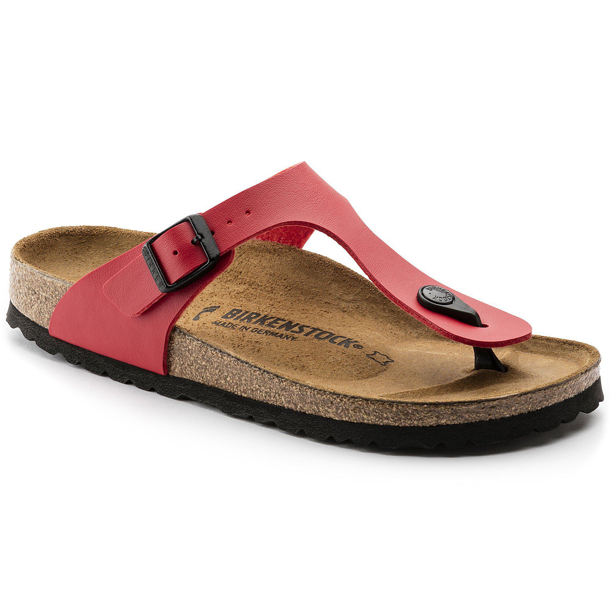 Red gizeh birkenstock