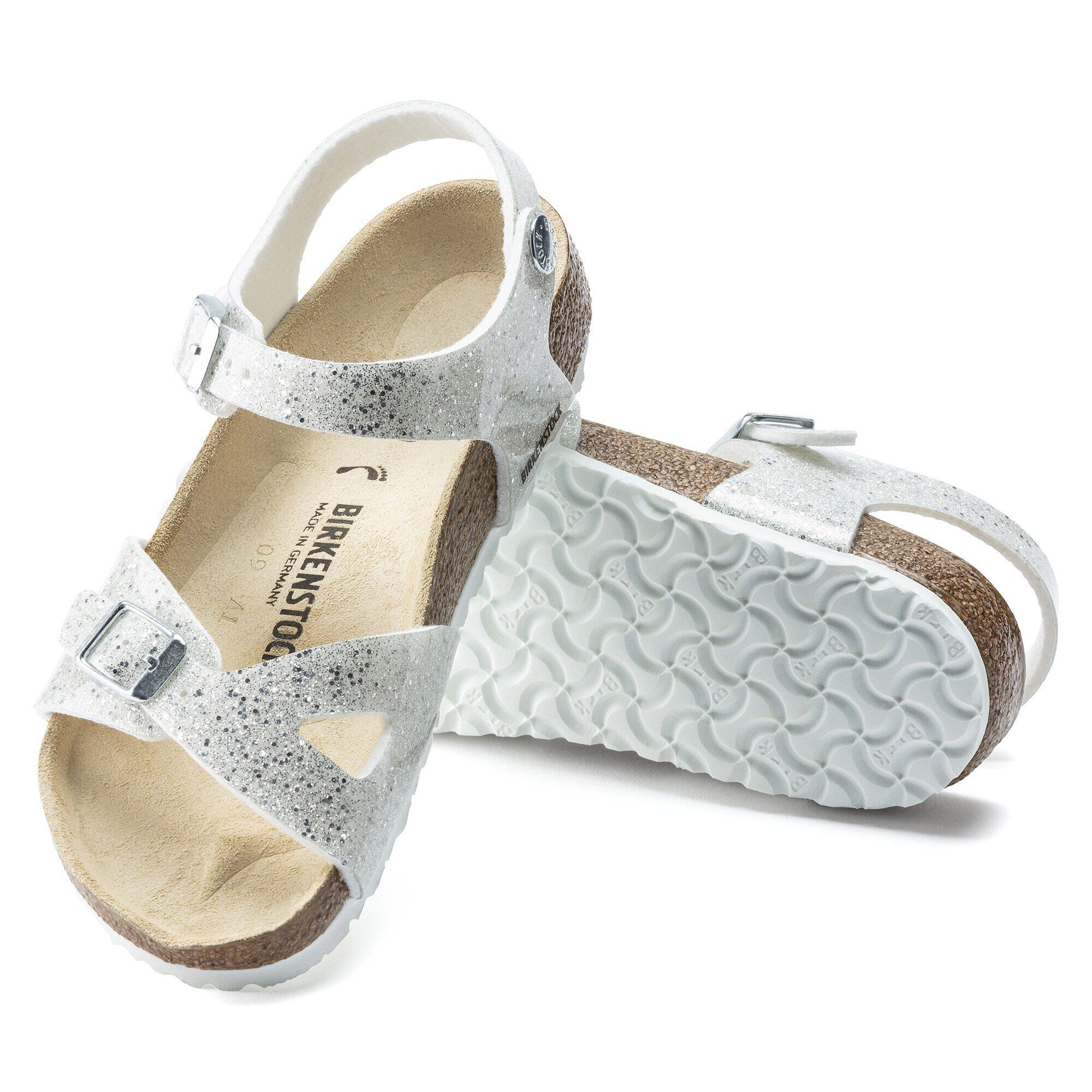 Birkenstock rio white hot sale
