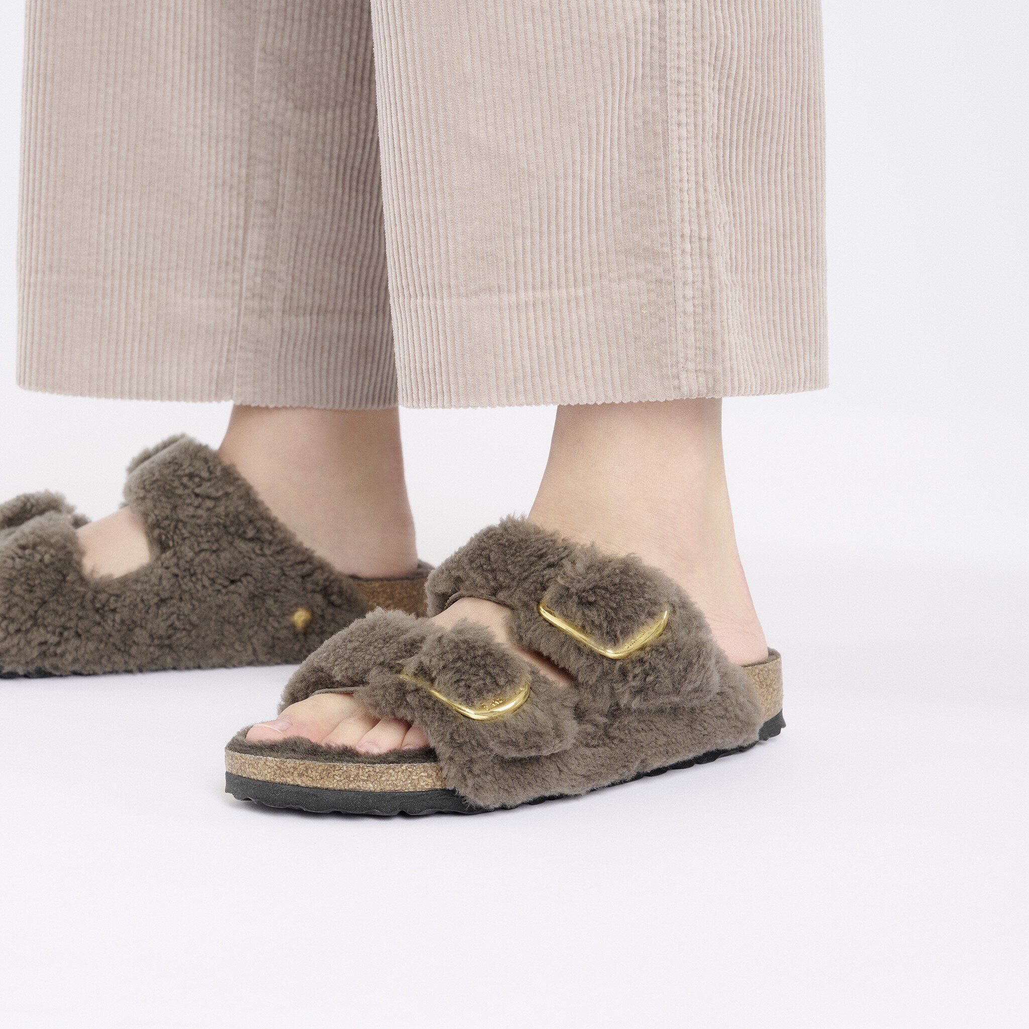 Faux fur birkenstocks best sale
