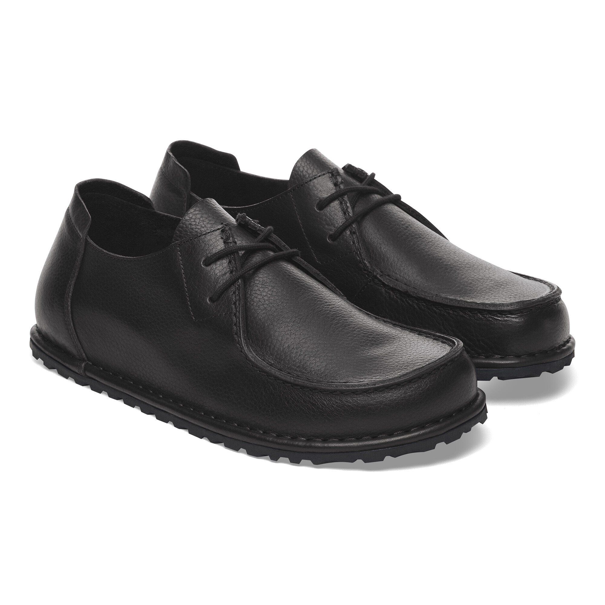 BIRKENSTOCK BOSTON Natural Leather ( NARROW FIT ) BLACK