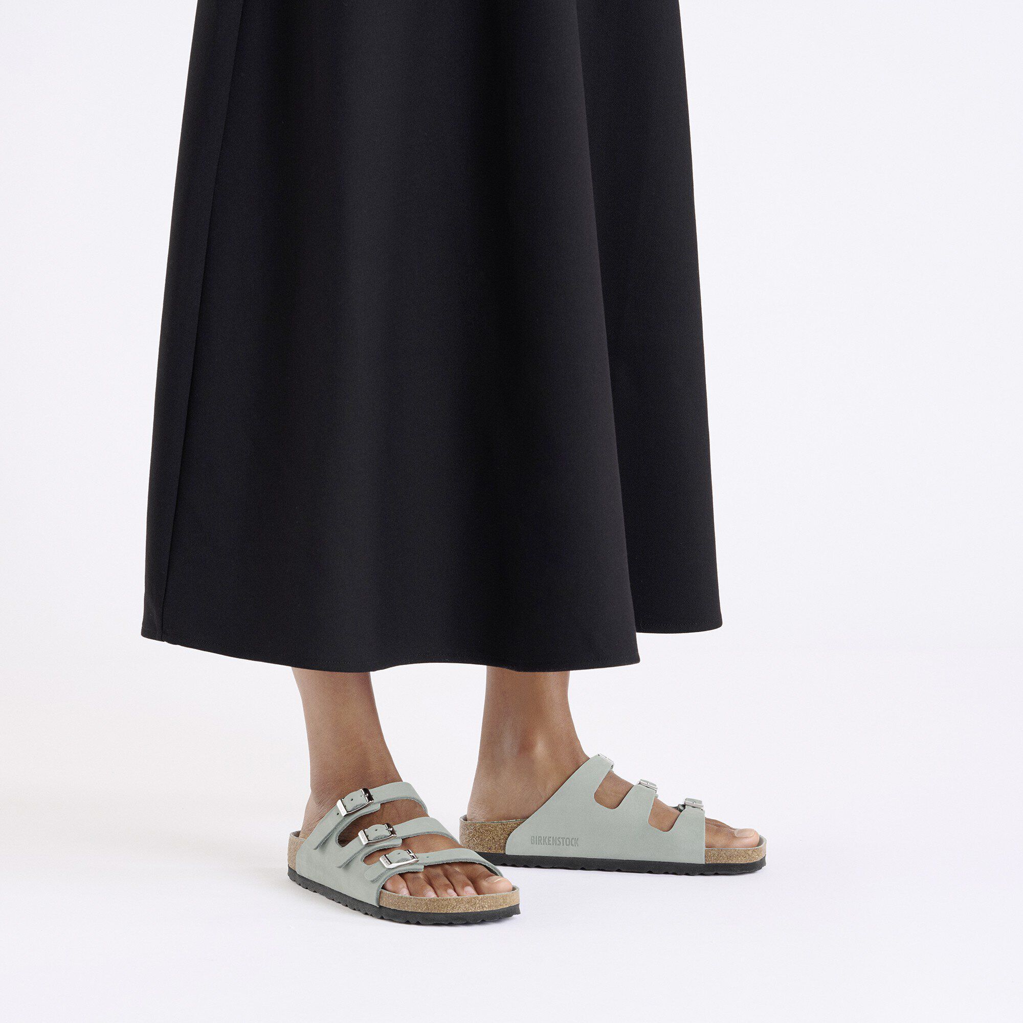 Florida Fresh Nubuck Leather Pure Sage | BIRKENSTOCK