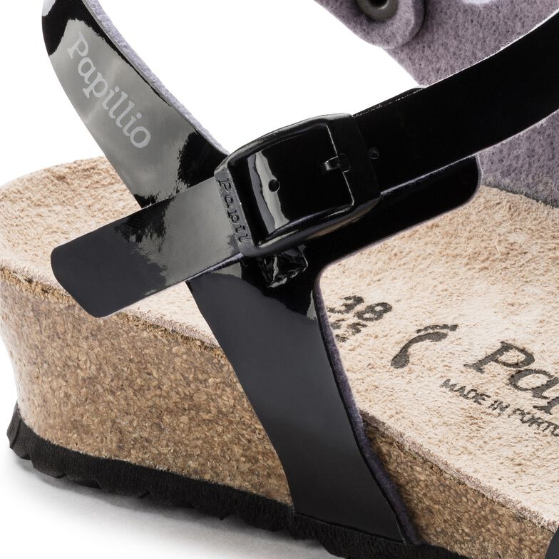 Alyssa Birko-Flor Two-Tone Patent Black Alyssa Birko-Flor Two-Tone Patent Black