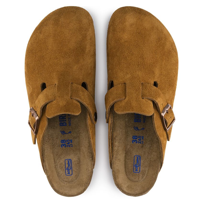 Boston Soft Footbed Suede Leather