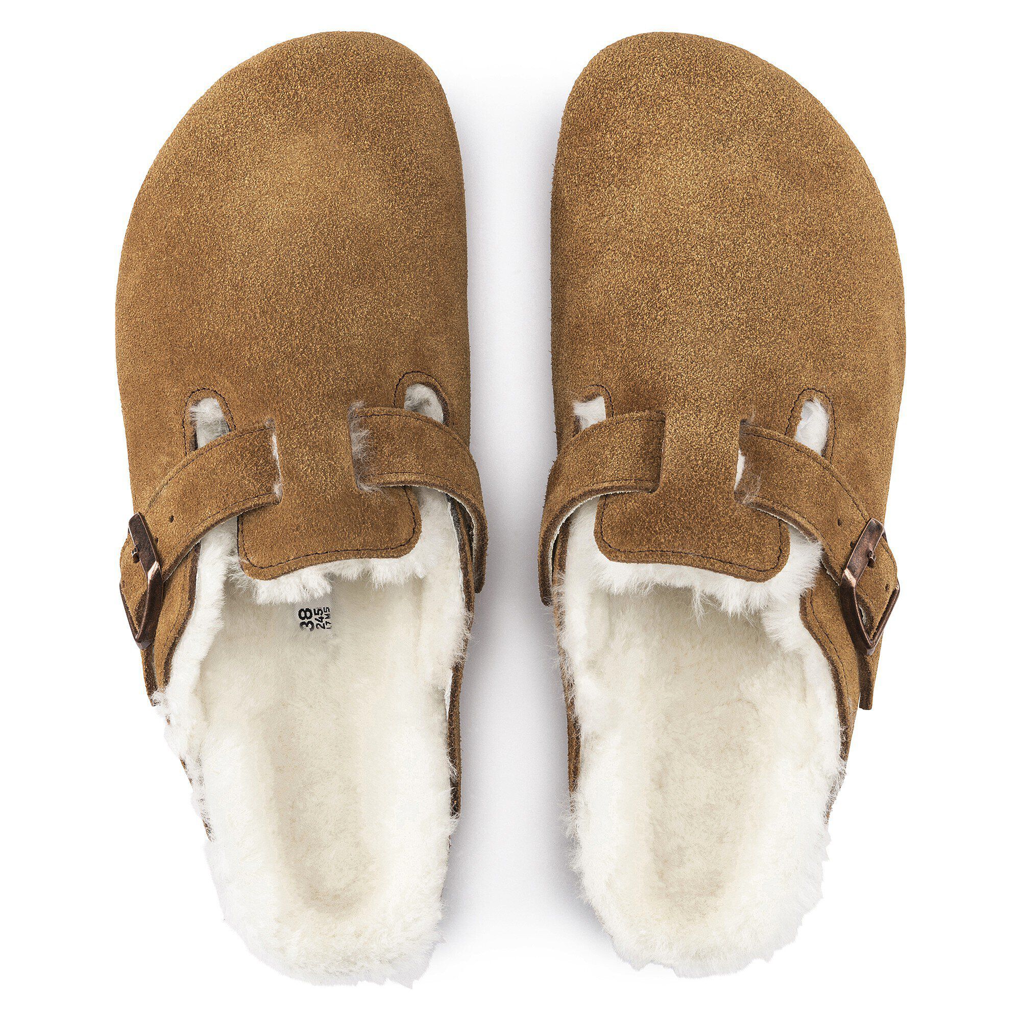 Birkenstock boston fur on sale
