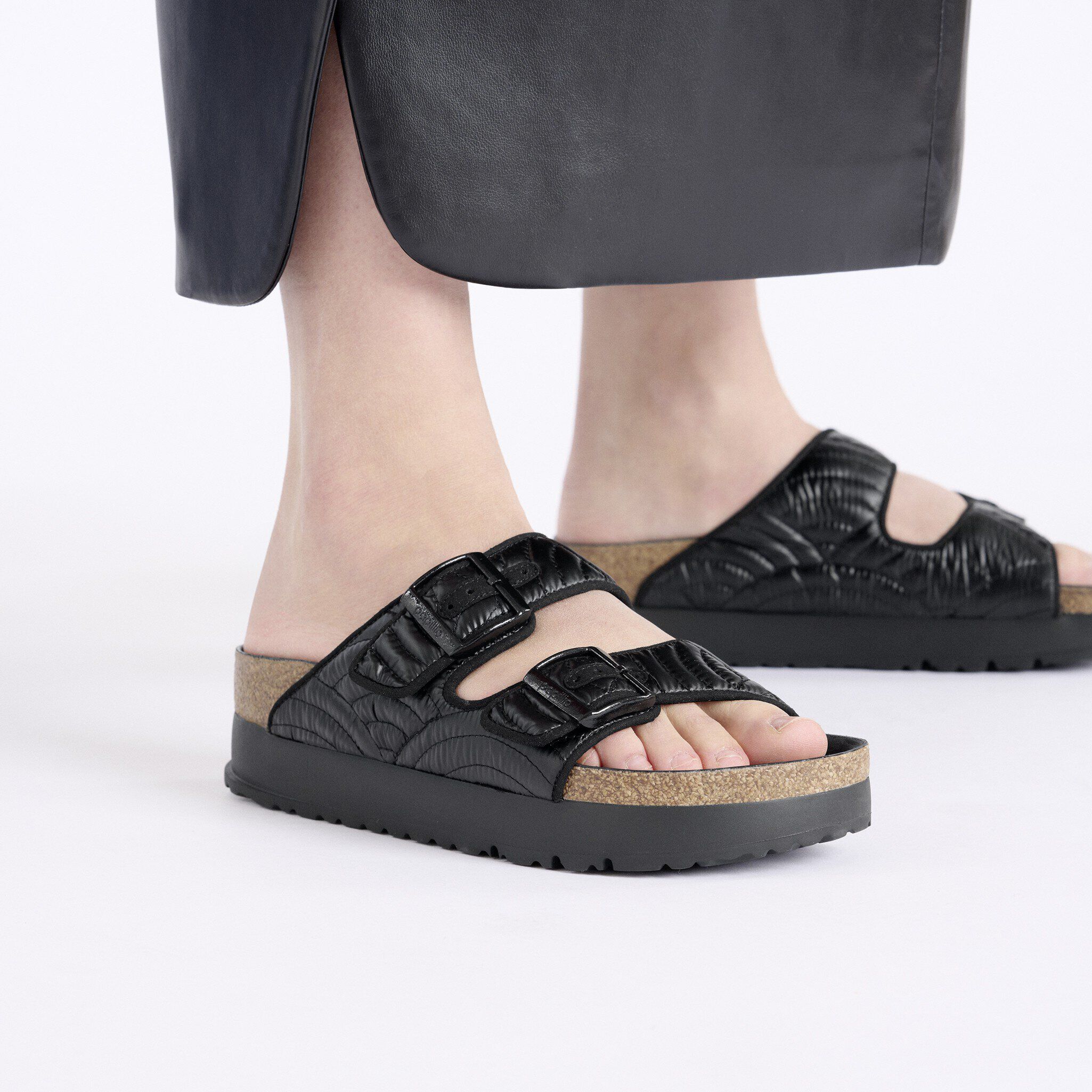 新品　ペリーコ　バックバンド　パイソンサンダル　サイズ36 Shuna サンダル レディース トングサンダル 歩きやすい パイソン