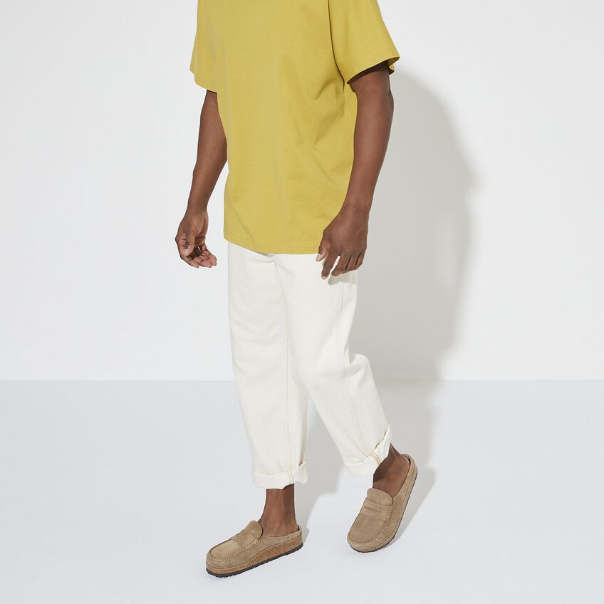 Naples Suede Leather Taupe