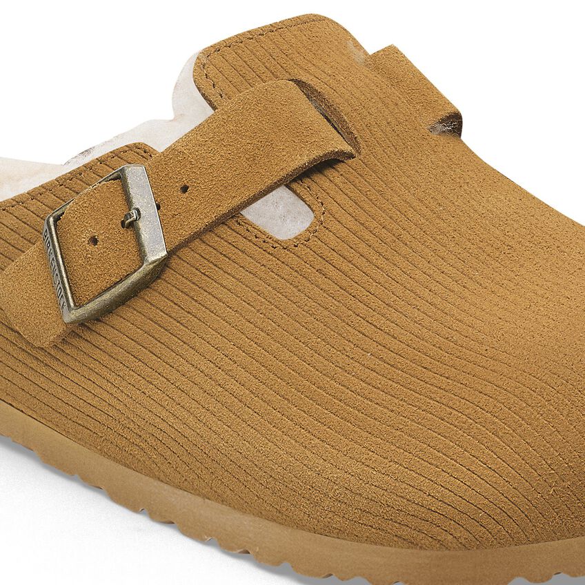 Boston VL Corduroy Teddy Shearling Suede Leather/Fur