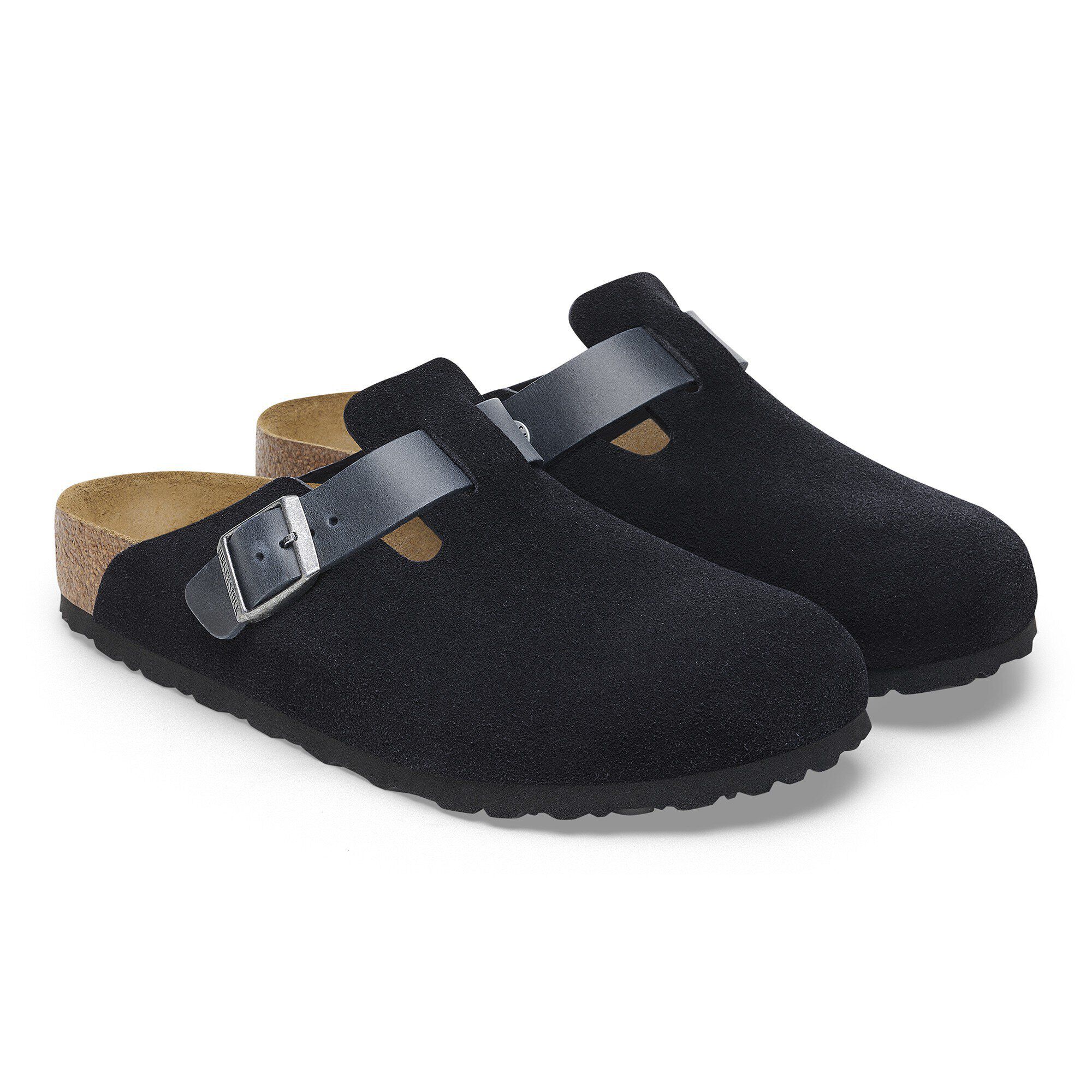 Boston BS Mixed Leather Midnight | BIRKENSTOCK