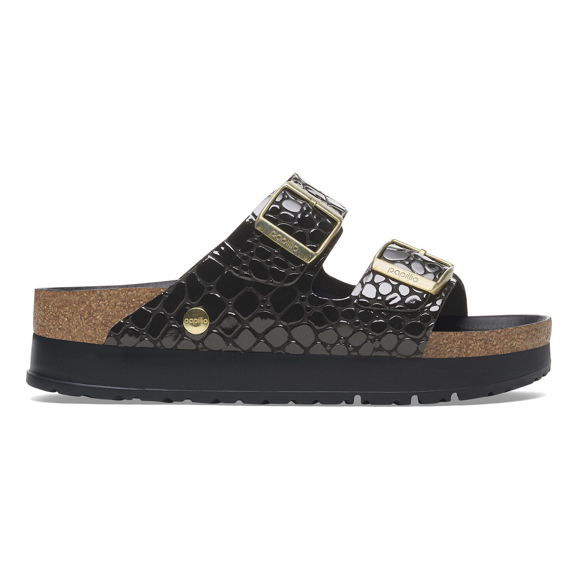 【関税&送料込】Birkenstock Black Leather Arizona Bs Slipper 51791_side.jpg