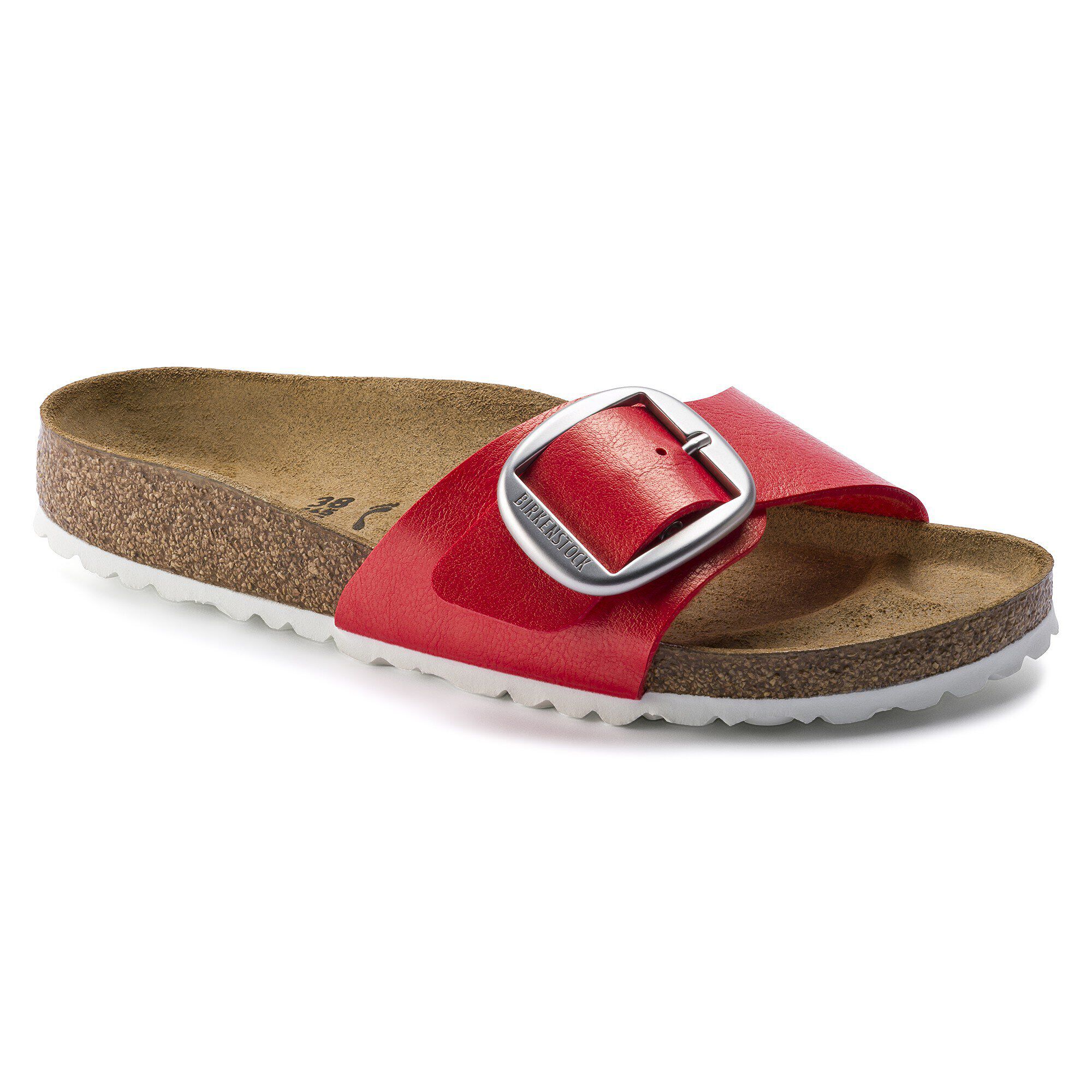 birkenstock madrid big buckle red