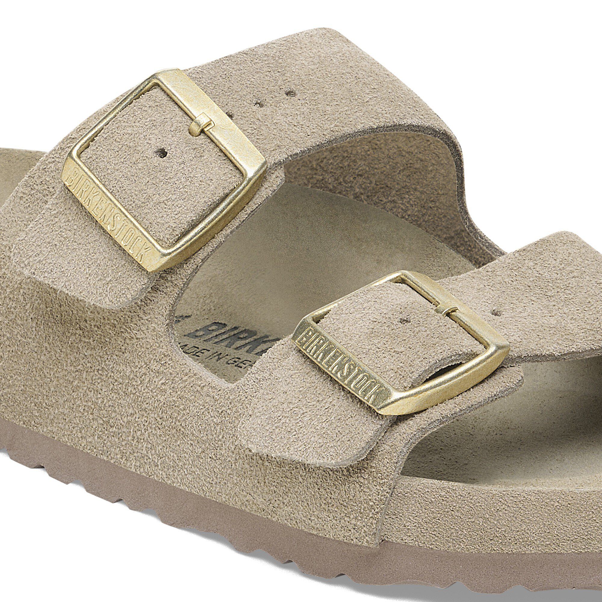 Arizona BS Suede Leather Allover Taupe | BIRKENSTOCK