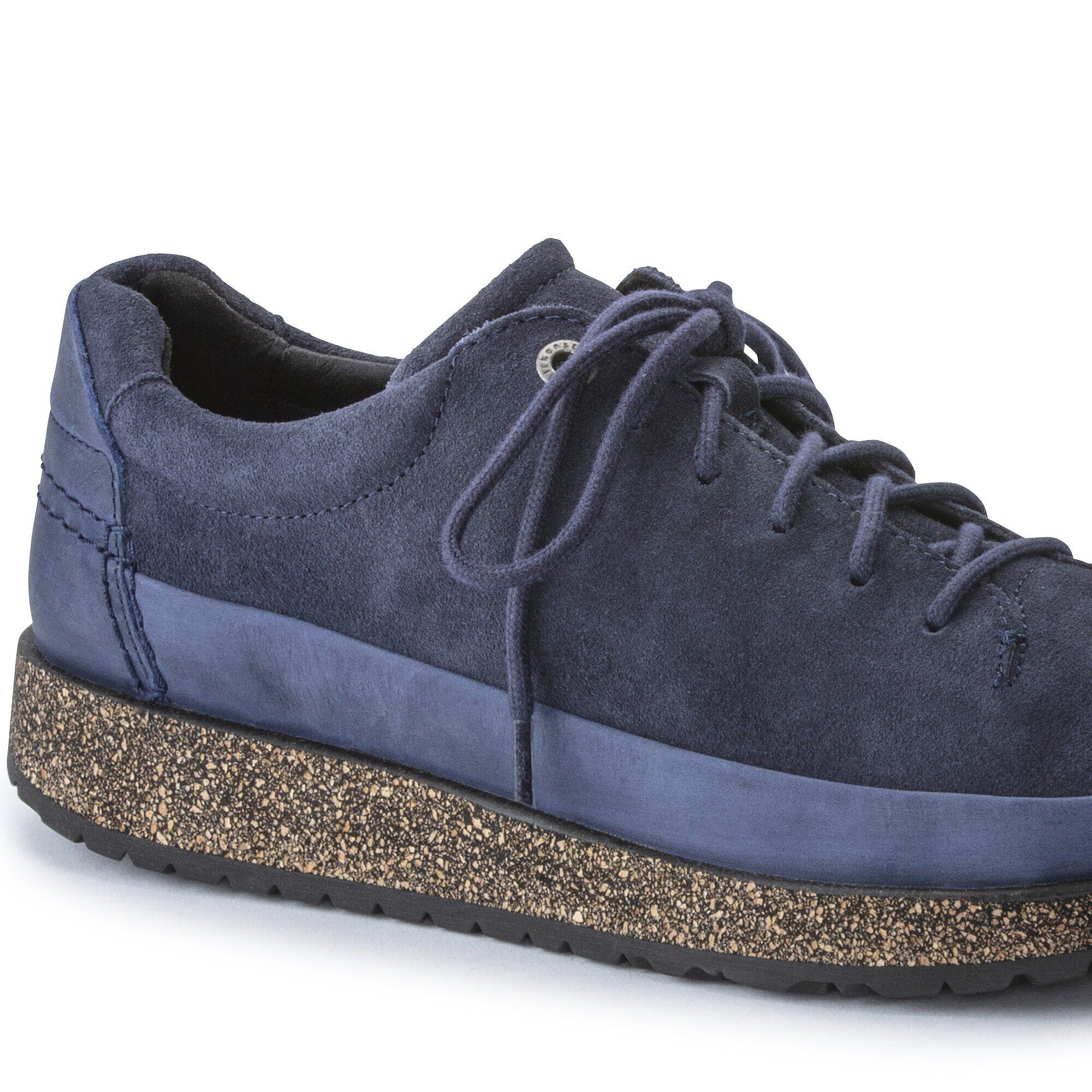 肌触りがいい Low Honnef Suede BIRKENSTOCK | Blue Indigo Leather 靴