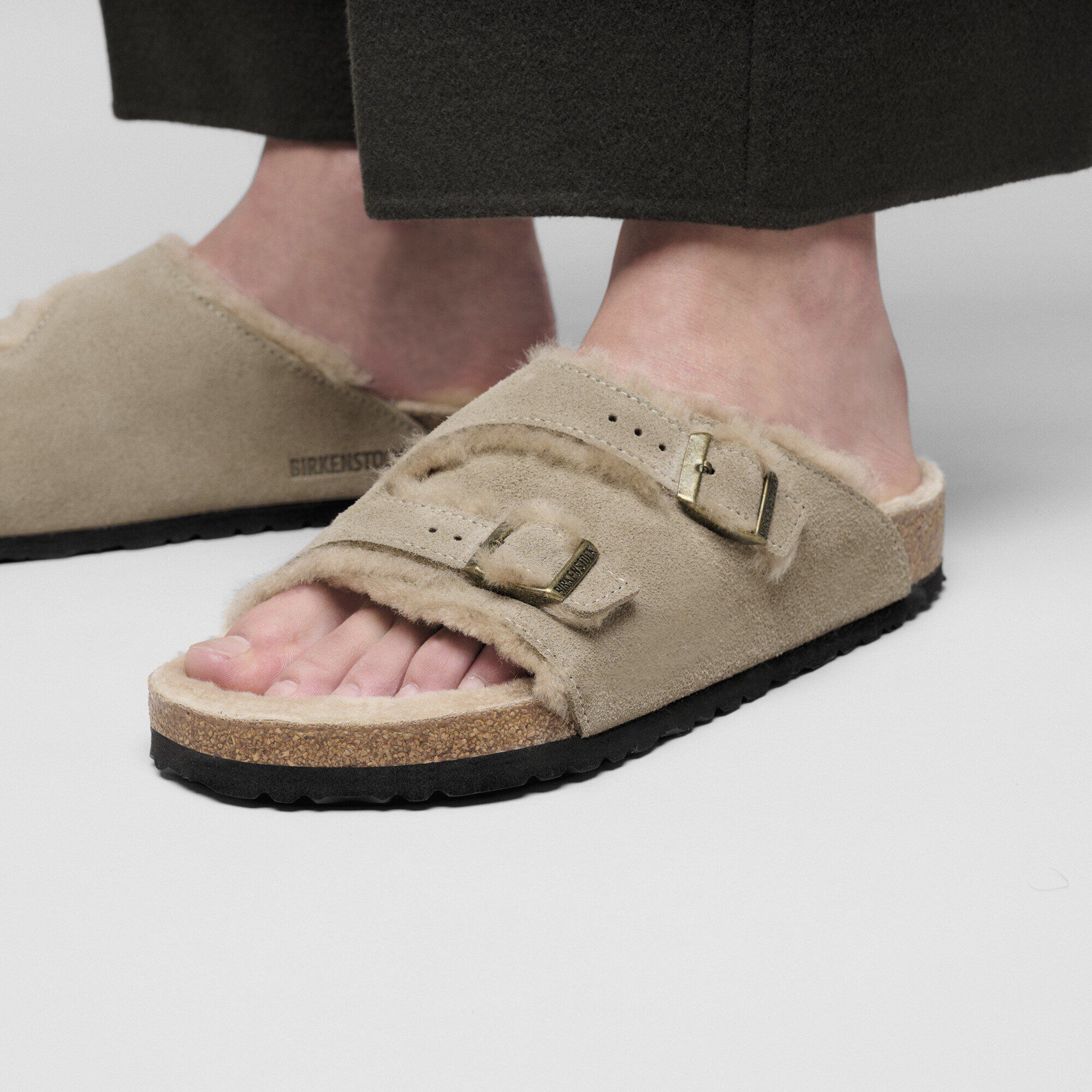 BIRKENSTOCK チューリッヒ 38 24.5 スエードレザー トープ Zürich / チューリッヒ スエードレザー トープ | BIRKENSTOCK