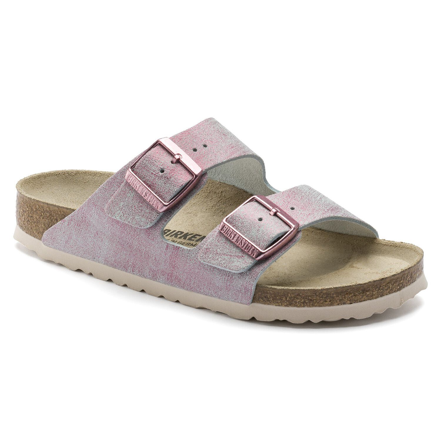 arizona suede leather in rose