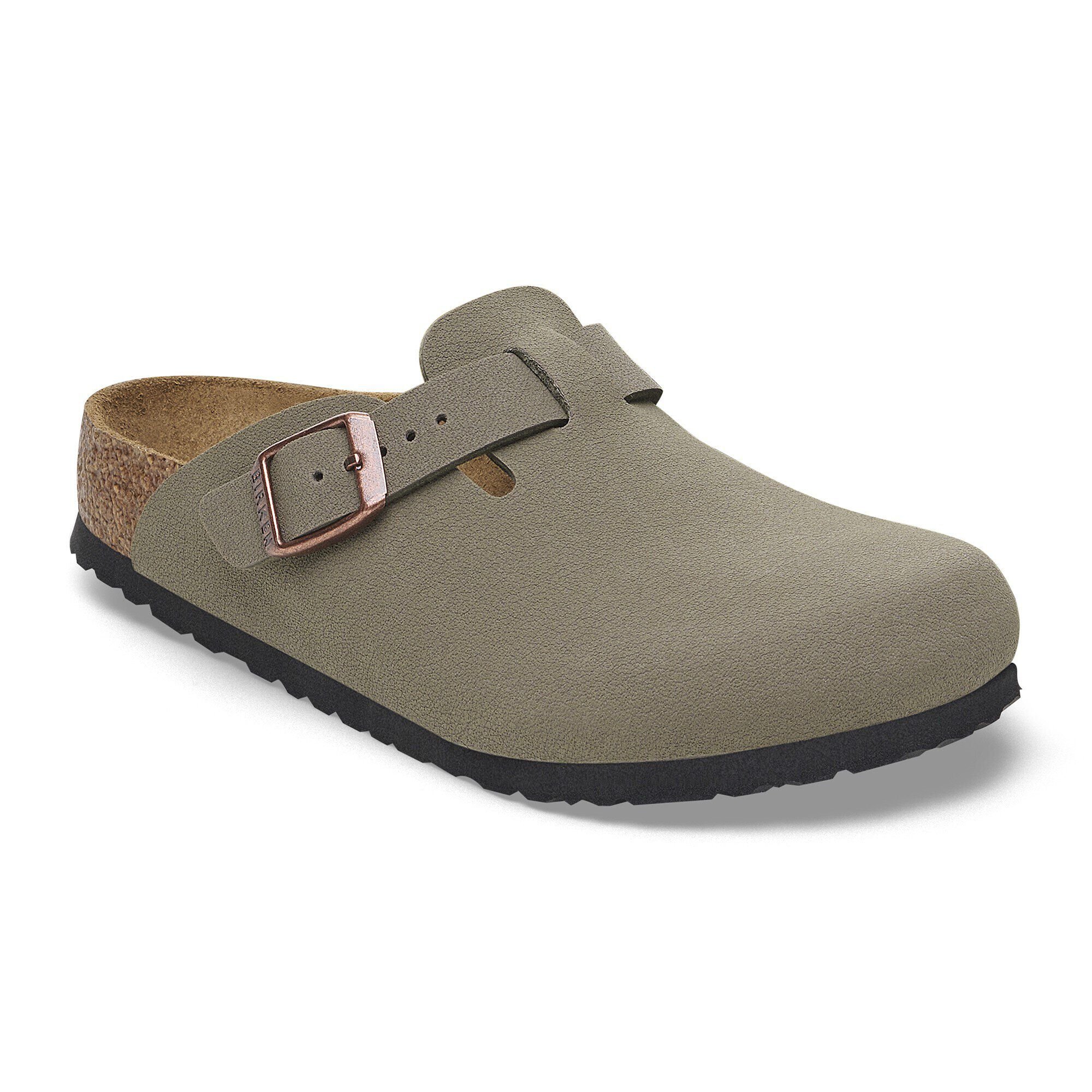 Boston Kids BS Birko-Flor Nubuk Stone | BIRKENSTOCK