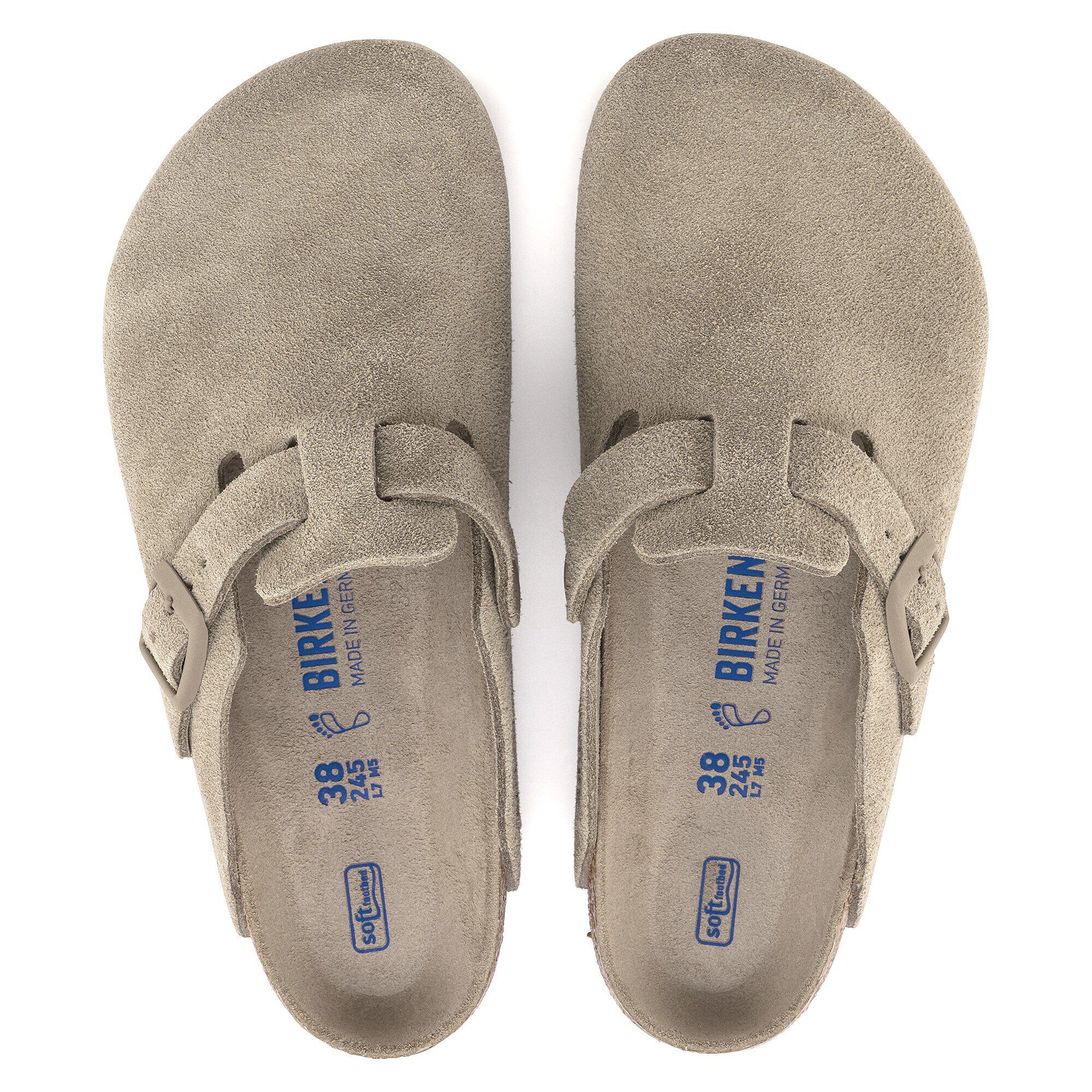 Boston/ボストン スエードレザー フェイディッド カーキ | BIRKENSTOCK