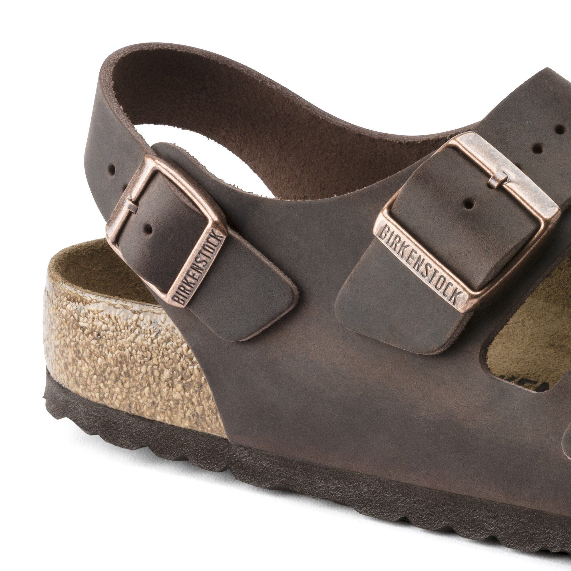 BIRKENSTOCK / サンダル/ミラノ オイルドレザー ハバナ/24.5cm/BRW/レザー/0034873 Milano / ミラノ オイルドナチュラルレザー ハバナ | BIRKENSTOCK