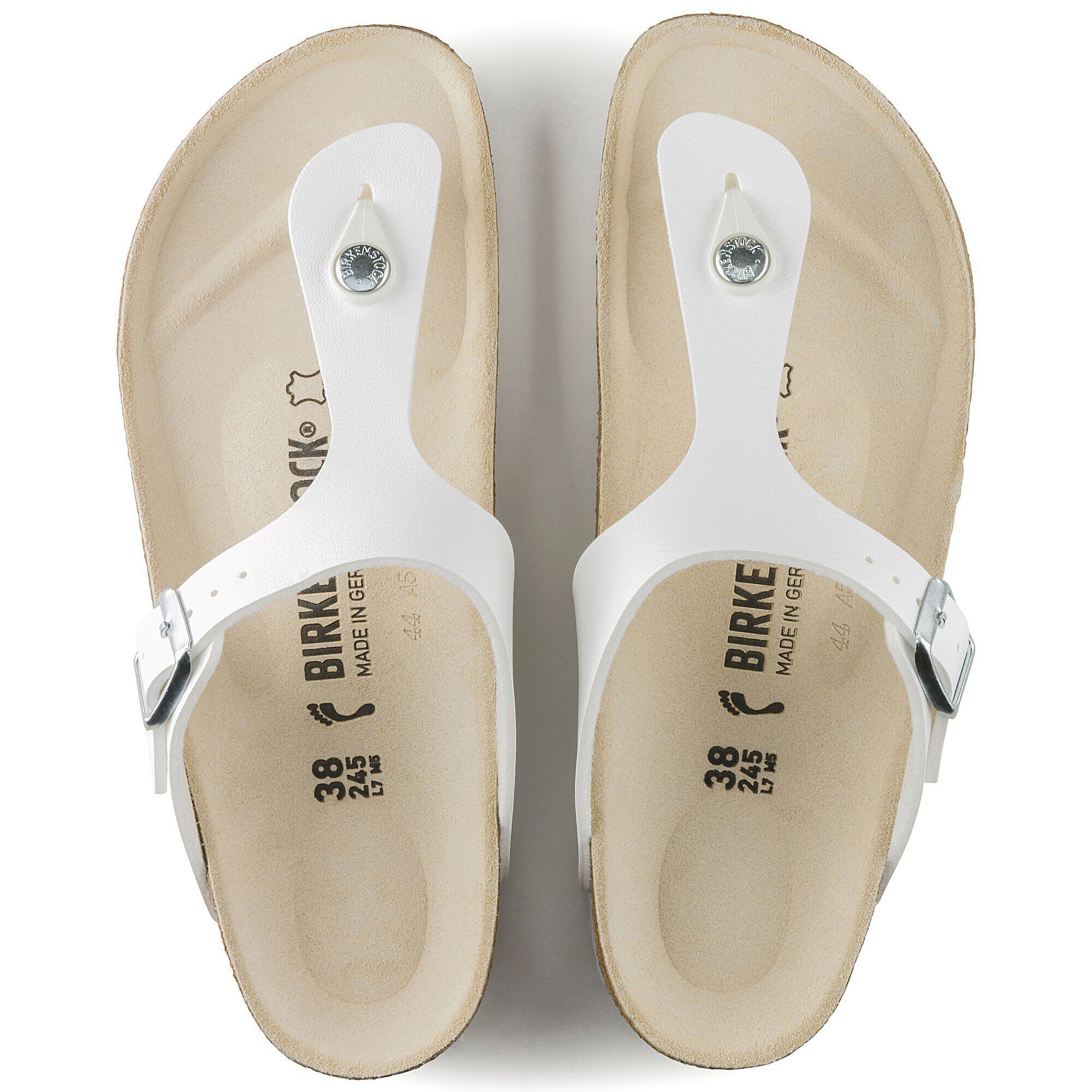 Birkenstock gizeh weiß 39 clearance