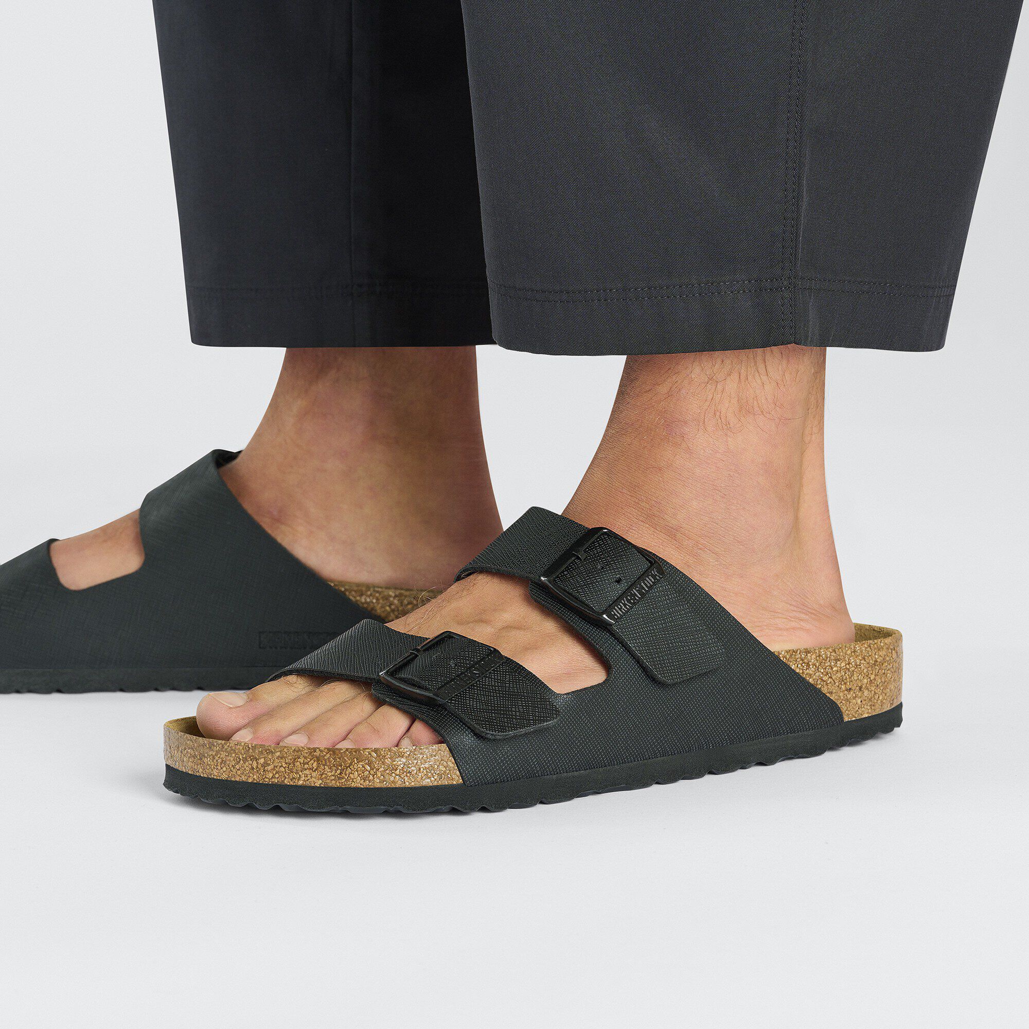 靴 BIRKENSTOCK Arizona Birkenstock Unisex Arizona Two-strap Buckle Slide Footbed