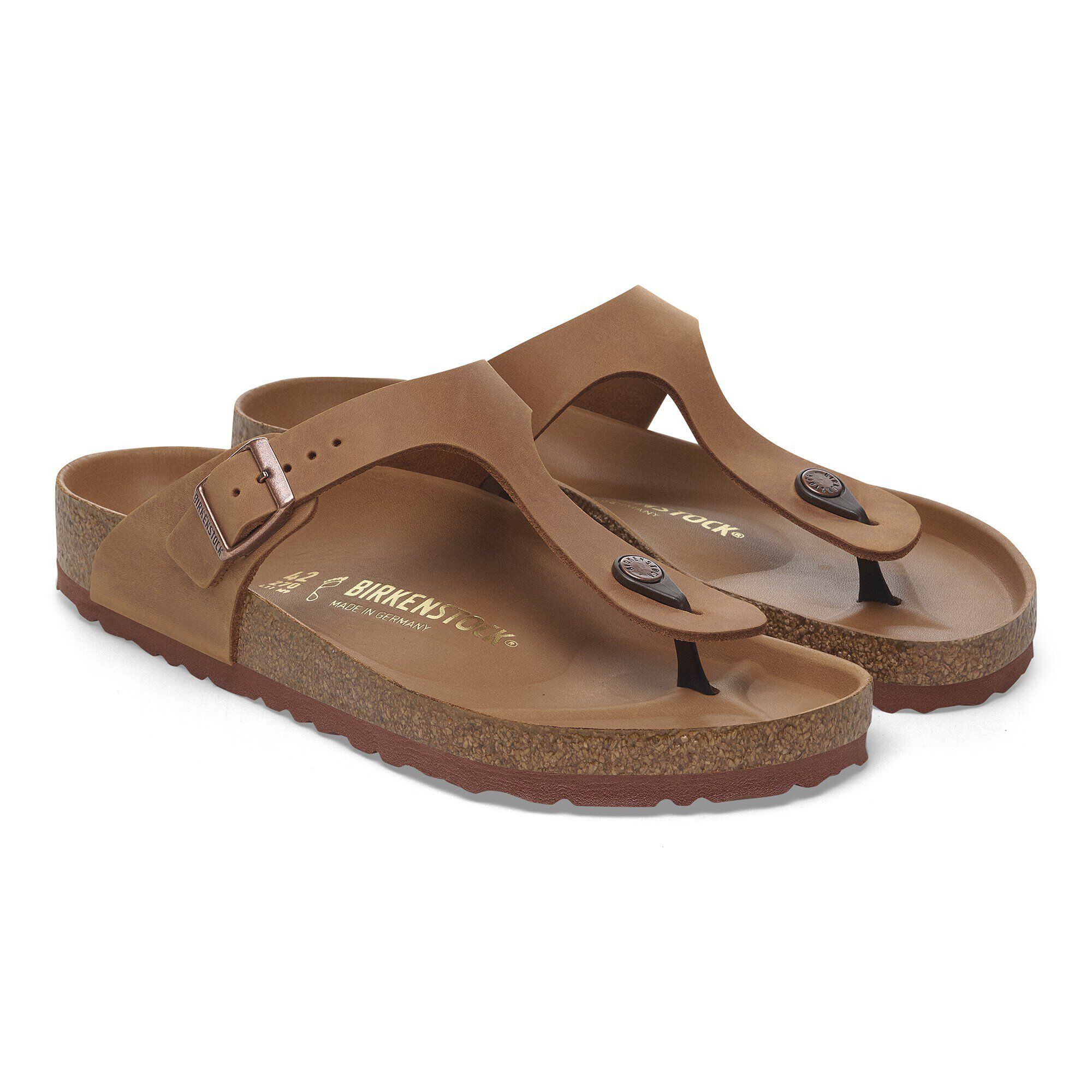 は自分にプチご褒美を / Gizeh ギゼ BIRKENSTOCK | コニャック オイルドレザー 靴