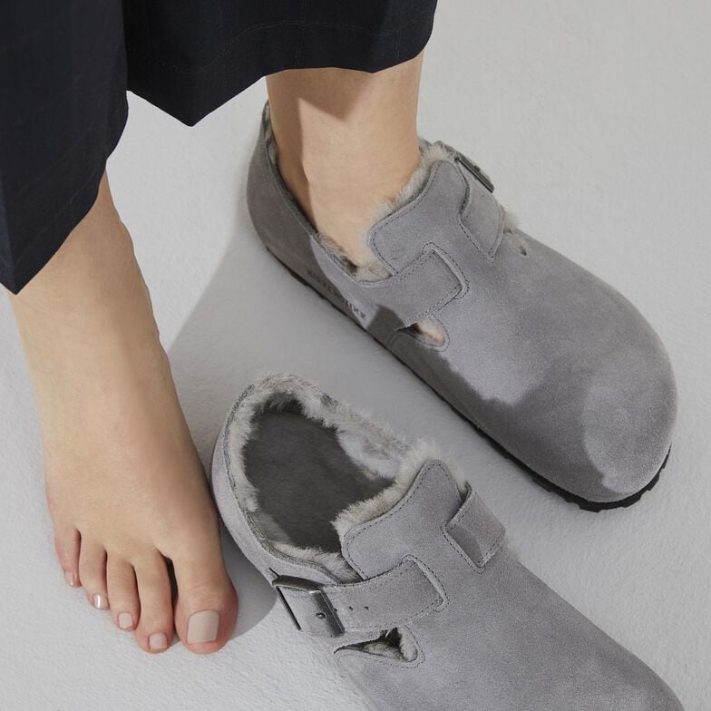 London Shearling Suede Leather London Shearling Suede Leather