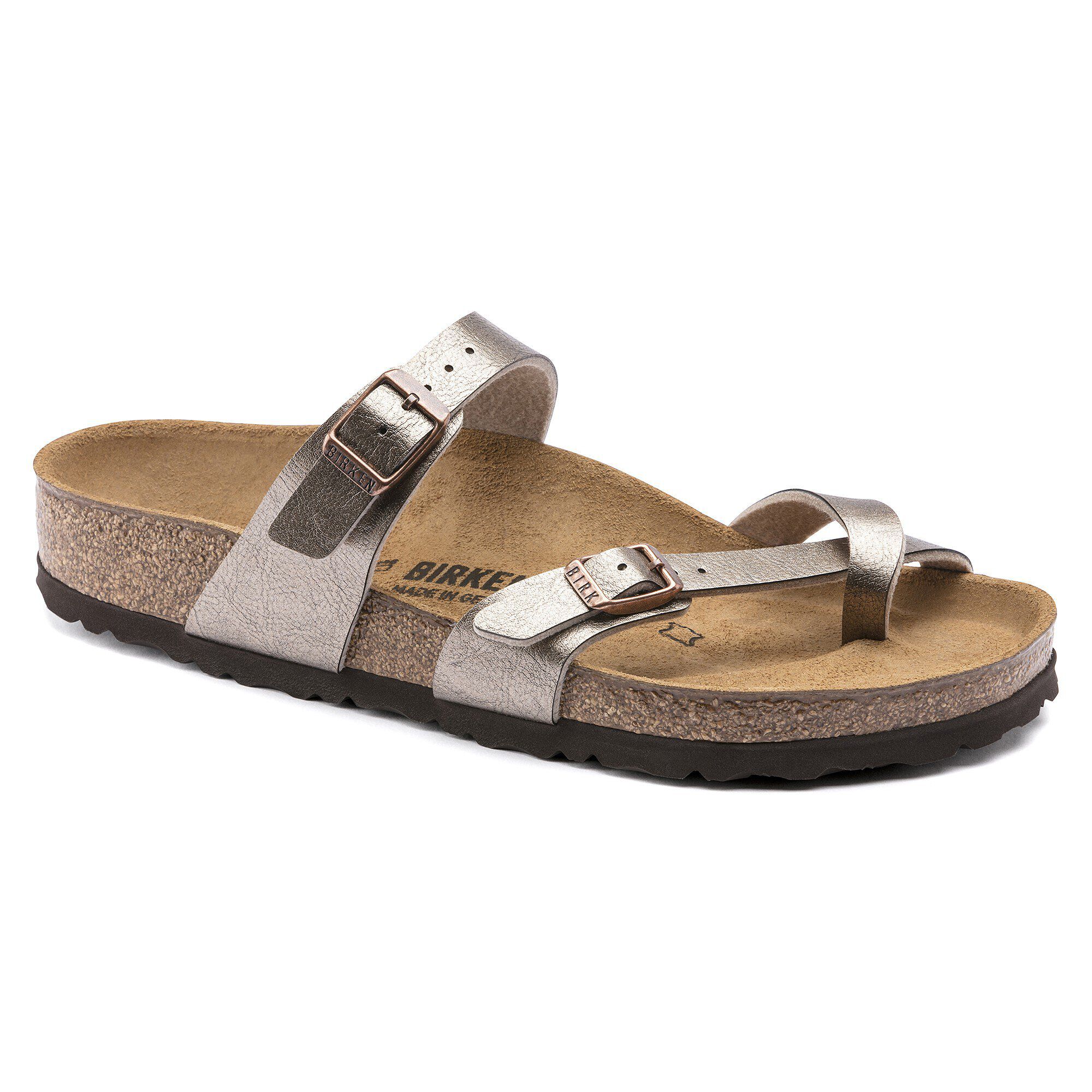 white 3 strap birkenstocks