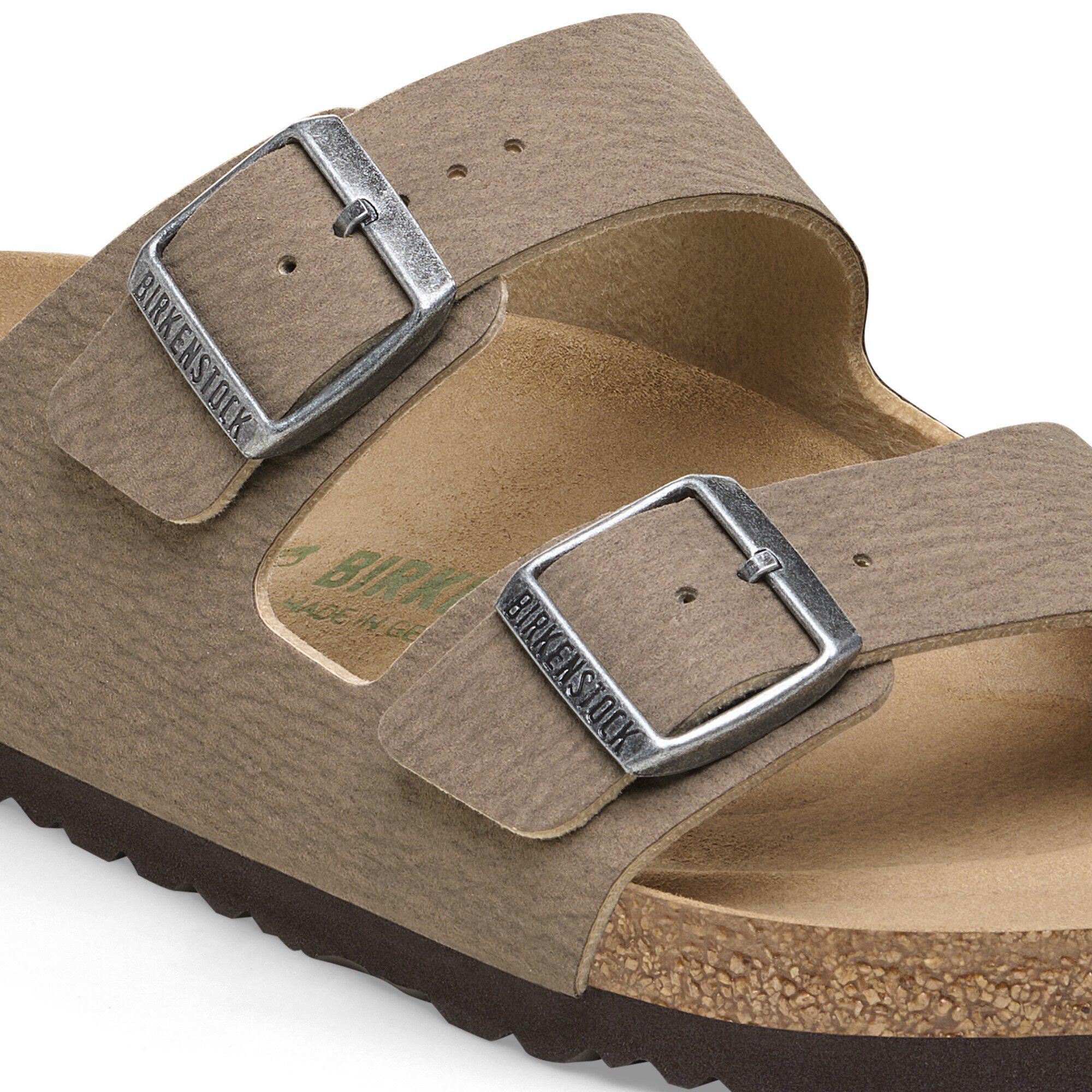 Arizona Vegan Synthetik Espresso/Gray Taupe | BIRKENSTOCK