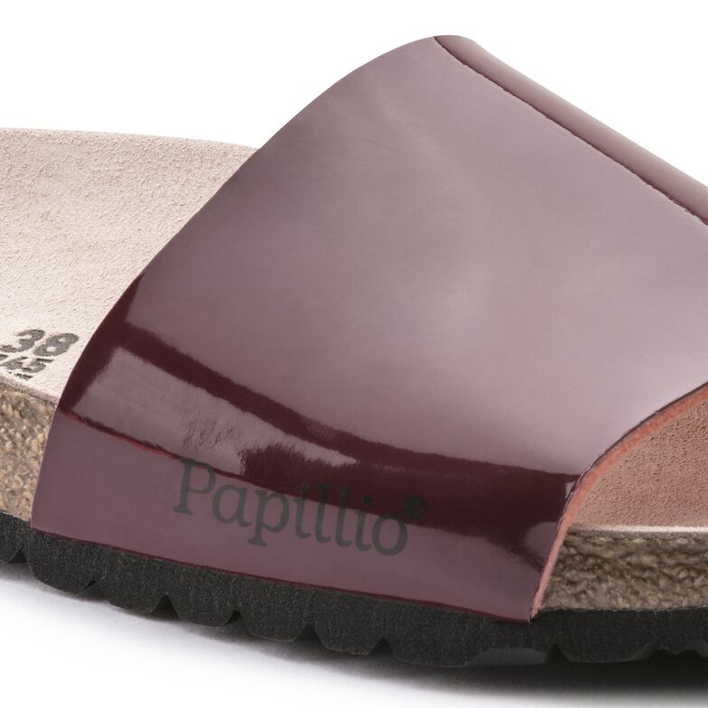 Cora Birko-Flor Two-Tone Patent Wine Cora Birko-Flor Two-Tone Patent Wine