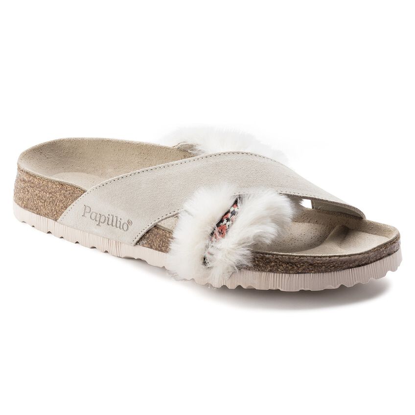 Daytona Suede Leather/Fur コージー オフホワイト