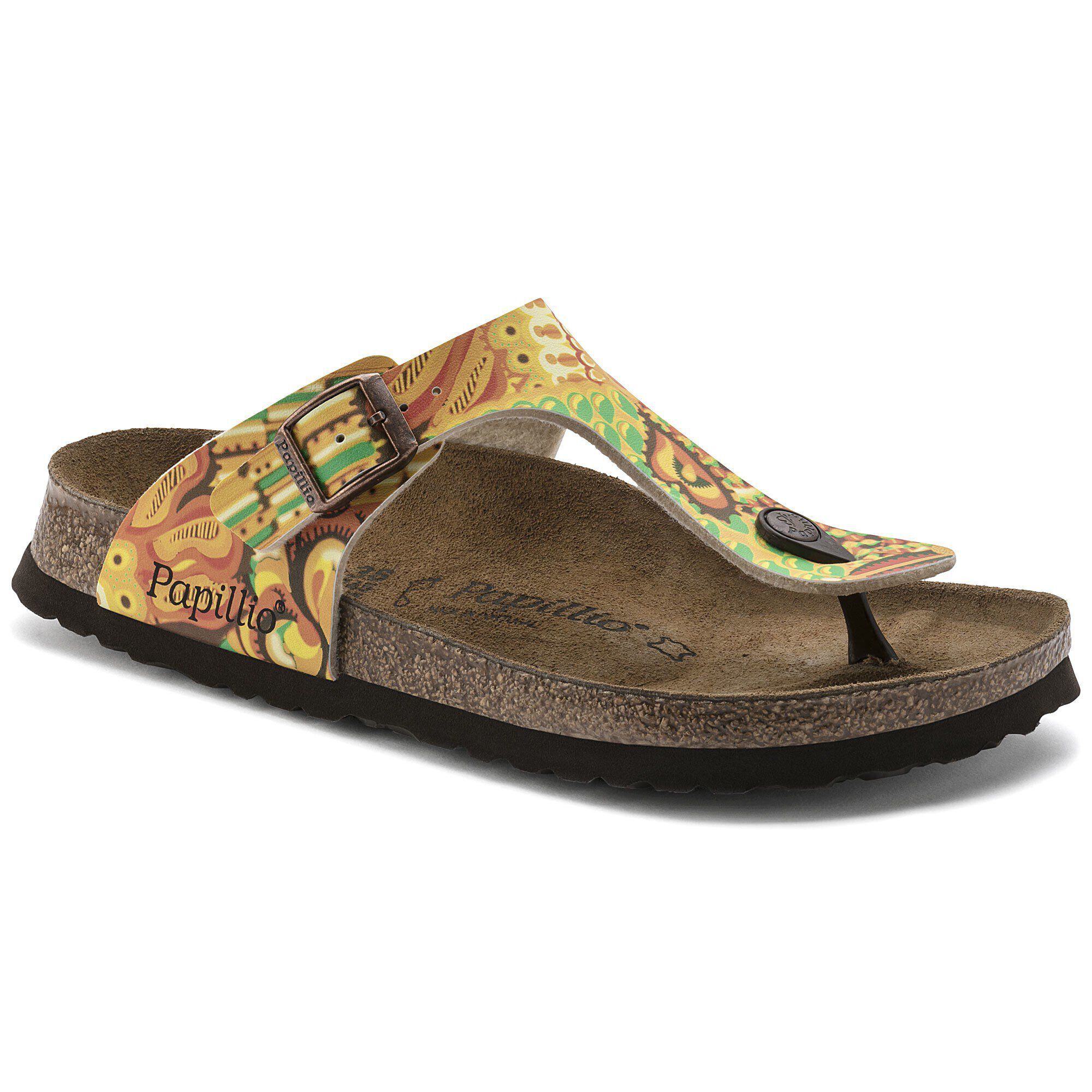 gold birkenstocks gizeh