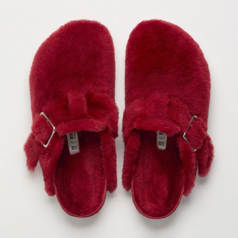 Boston 1774 Shearling Pelliccia Red