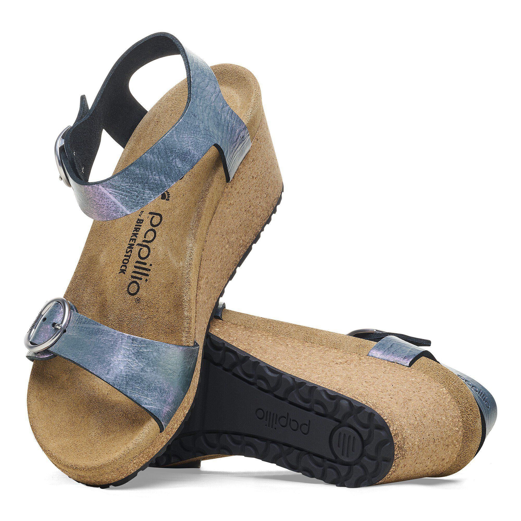 Soley Ring-Buckle Nubuk Leather Metallic Black | BIRKENSTOCK Soley Ring-Buckle Nubuk Leather Metallic Black | BIRKENSTOCK