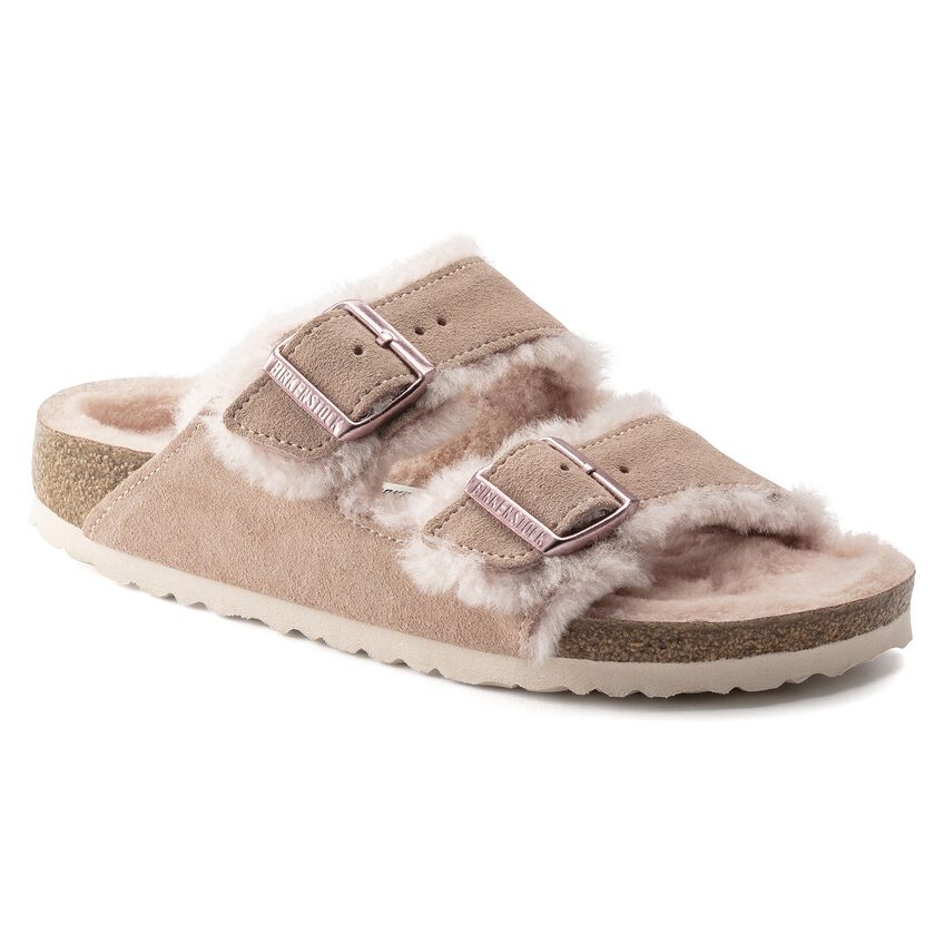 Arizona Shearling Suede Leather Light Rose Arizona Shearling Suede Leather Light Rose