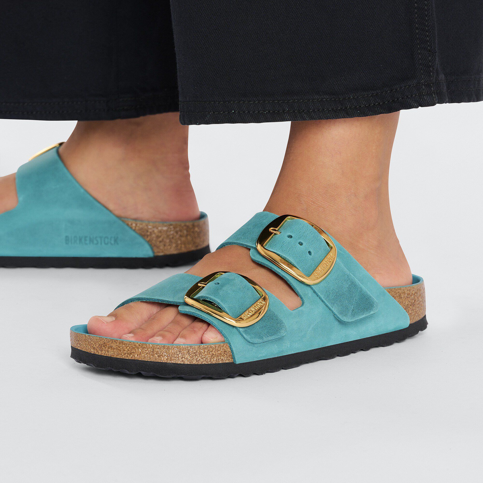 Arizona Big Buckle Naturleder Geolt Biscay Bay BIRKENSTOCK