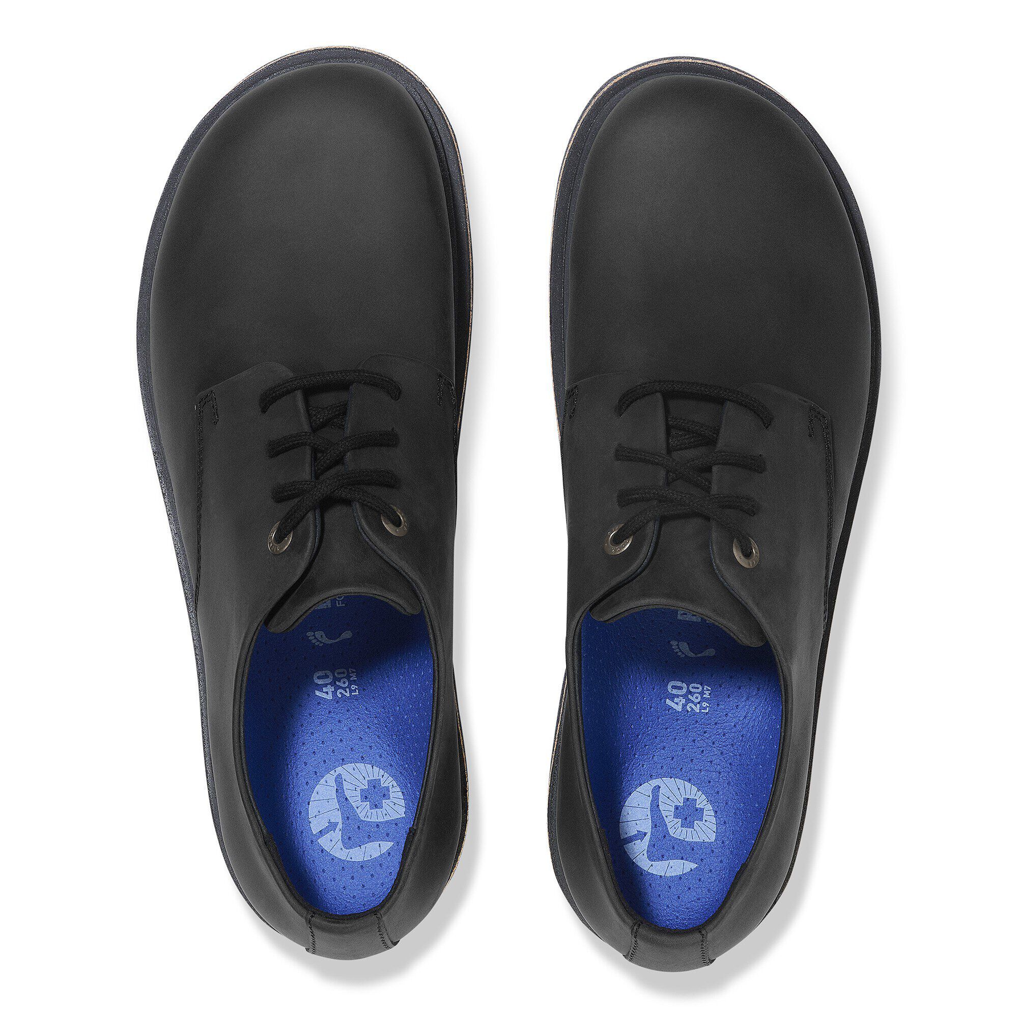 Highwood Lace Low Naturleder Geolt Schwarz BIRKENSTOCK
