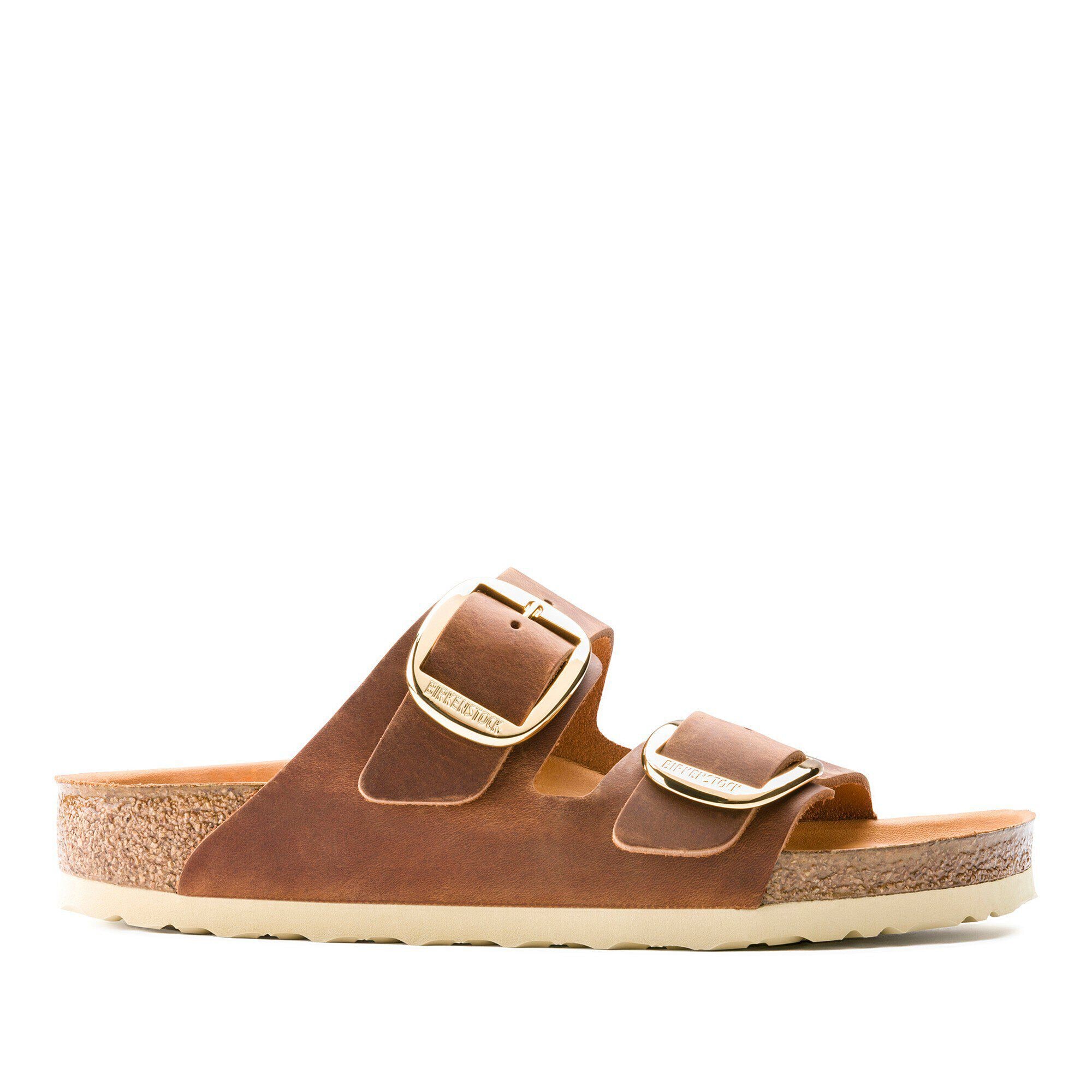 美品♡BIRKENSTOCK アリゾナ　ビッグバックル　　ゴールド　レザー　37 Arizona Big Buckle / アリゾナ ビッグバックル オイルドレザー