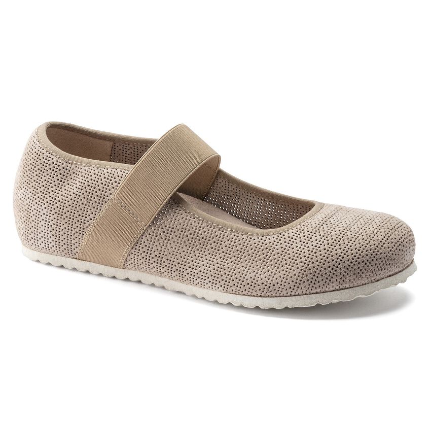 Tess / テス ヌバックレザーエンボス サンド