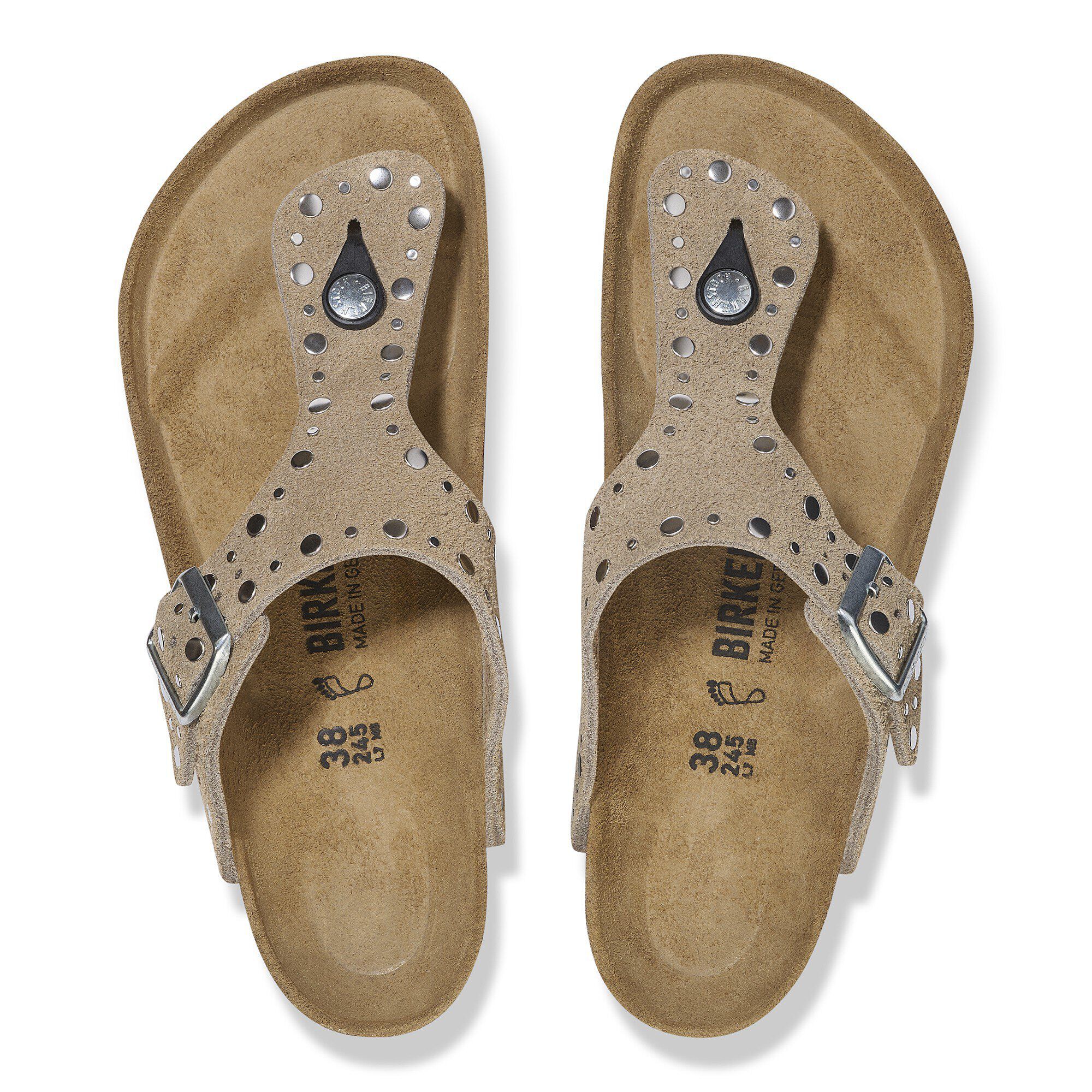 Arizona Rivet zamsz Dark Rust | BIRKENSTOCK