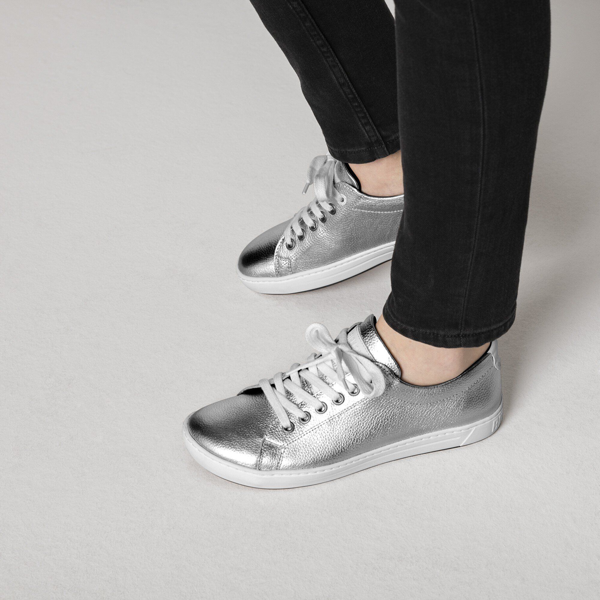 Birkenstock arran silver sale