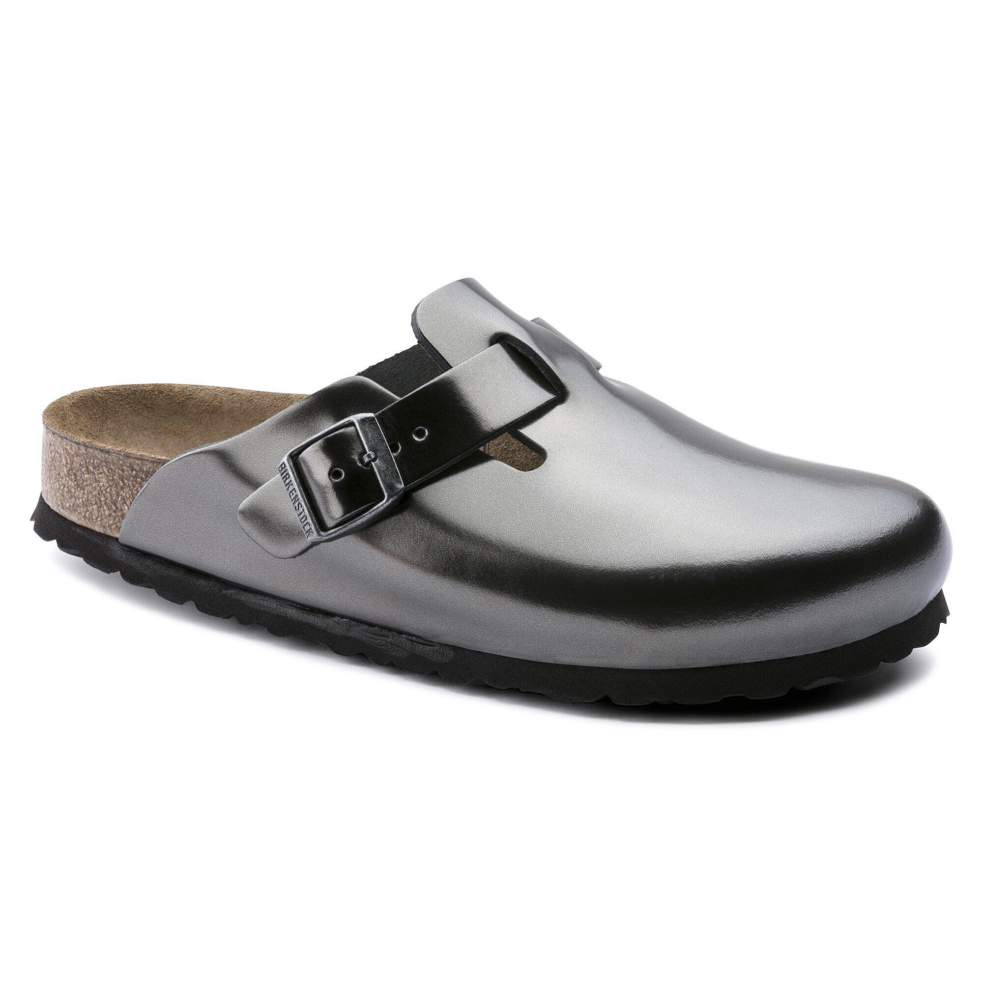 birkenstock boston metallic anthracite
