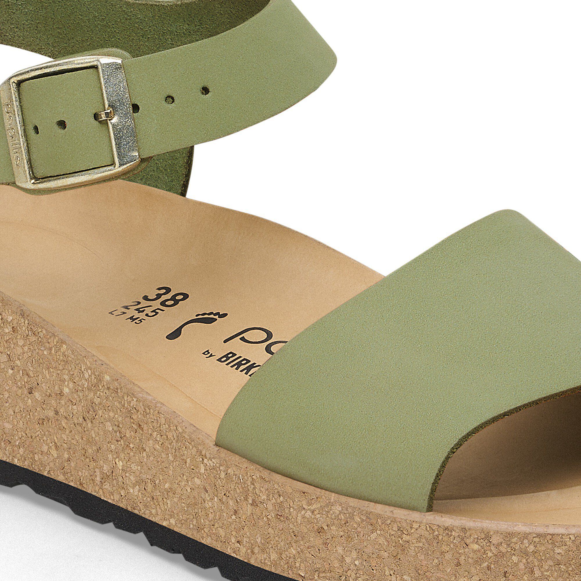 Glenda Nubuk Leather Green Tea BIRKENSTOCK