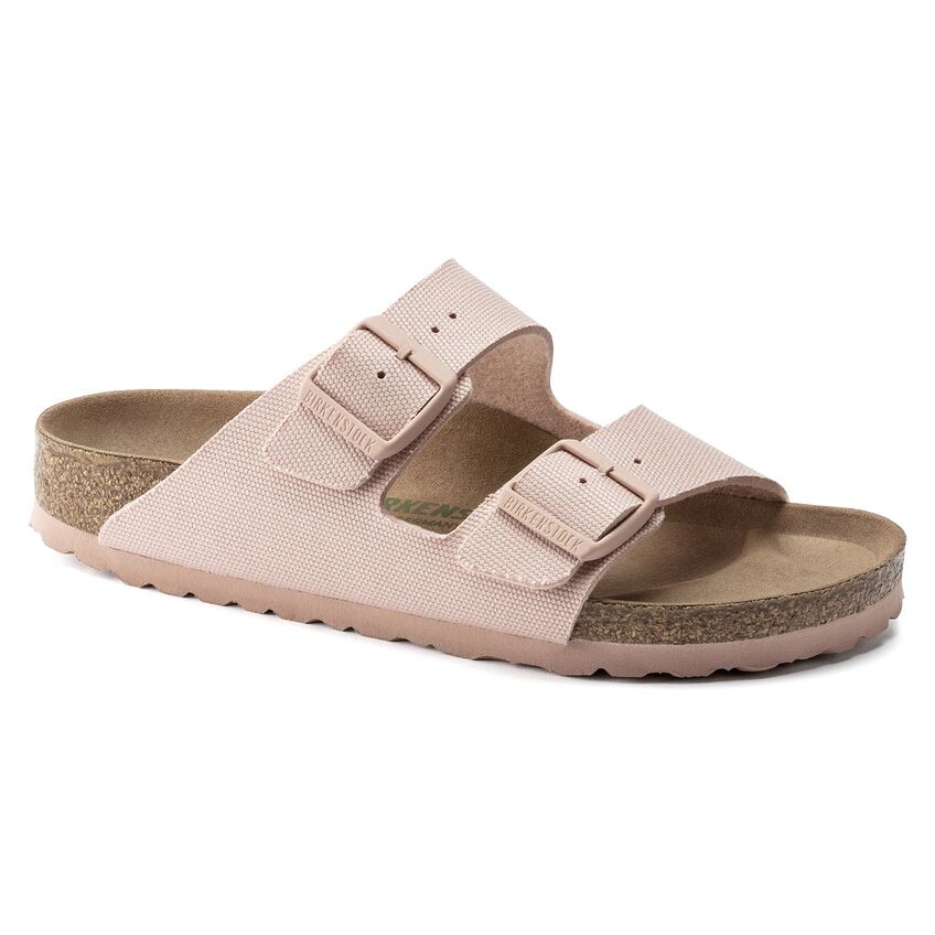 Interconnect Fugtig sanger Arizona Vegan Damer Textile Soft Pink | BIRKENSTOCK