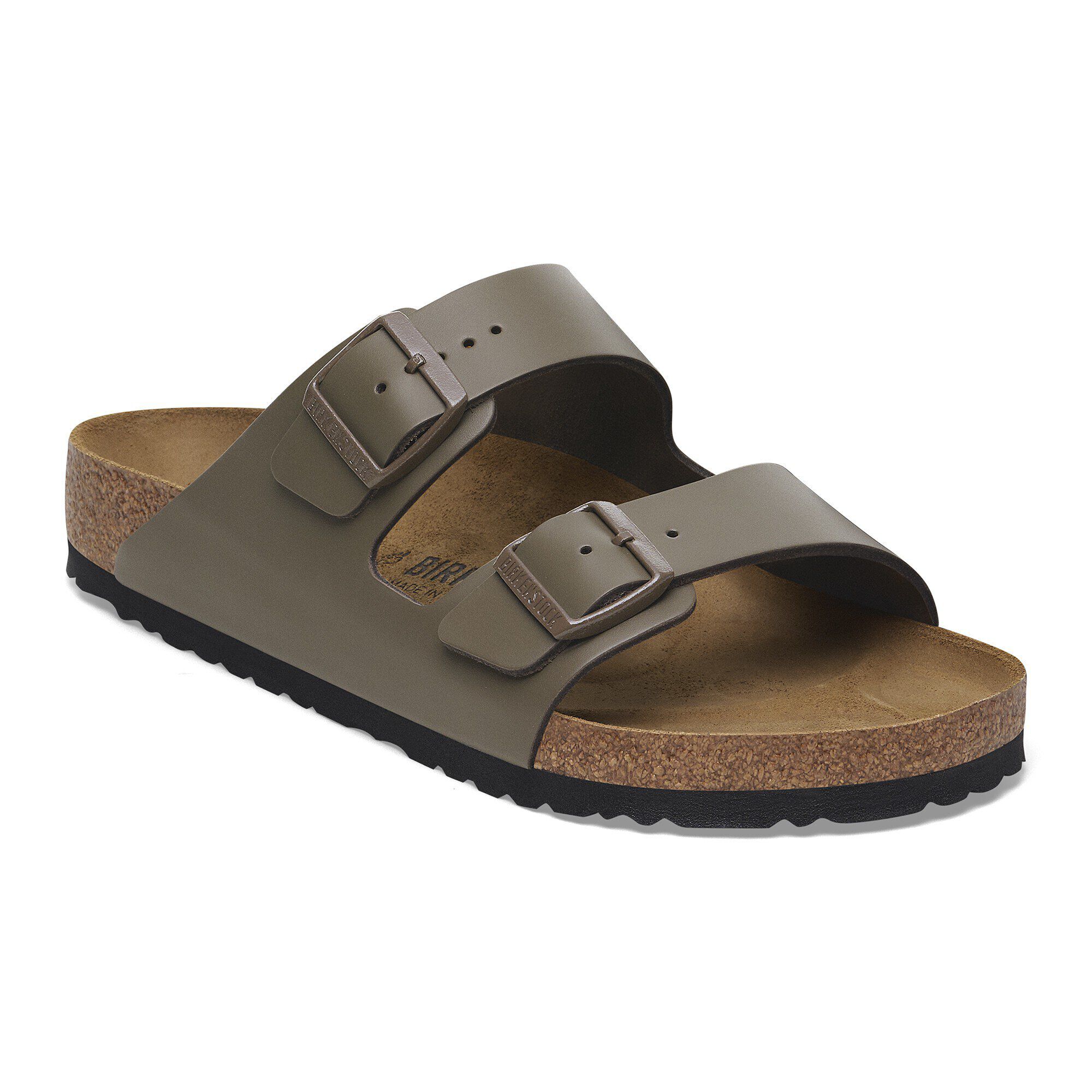 Arizona Natural Leather Concrete Gray | BIRKENSTOCK