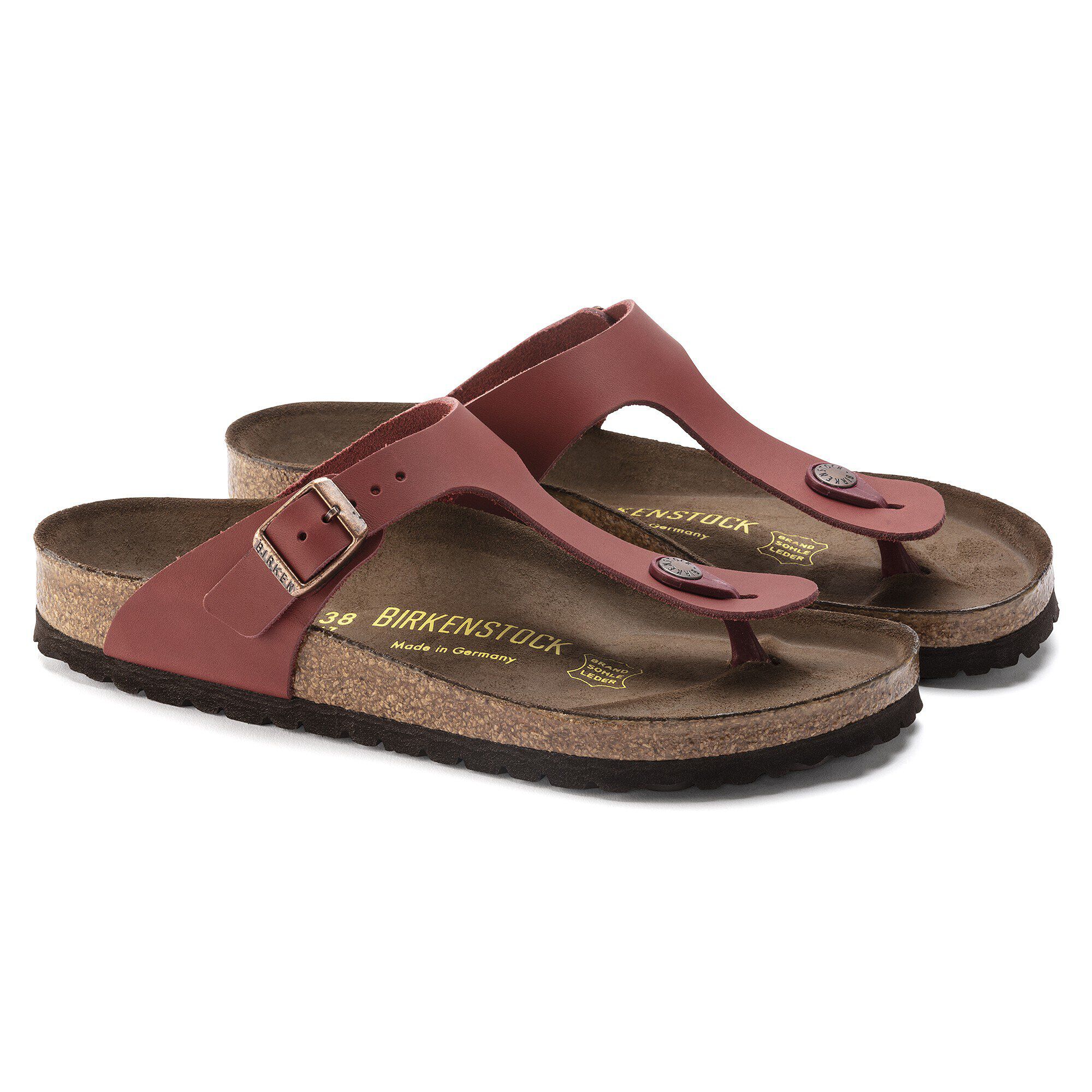 birkenstock gizeh burgundy